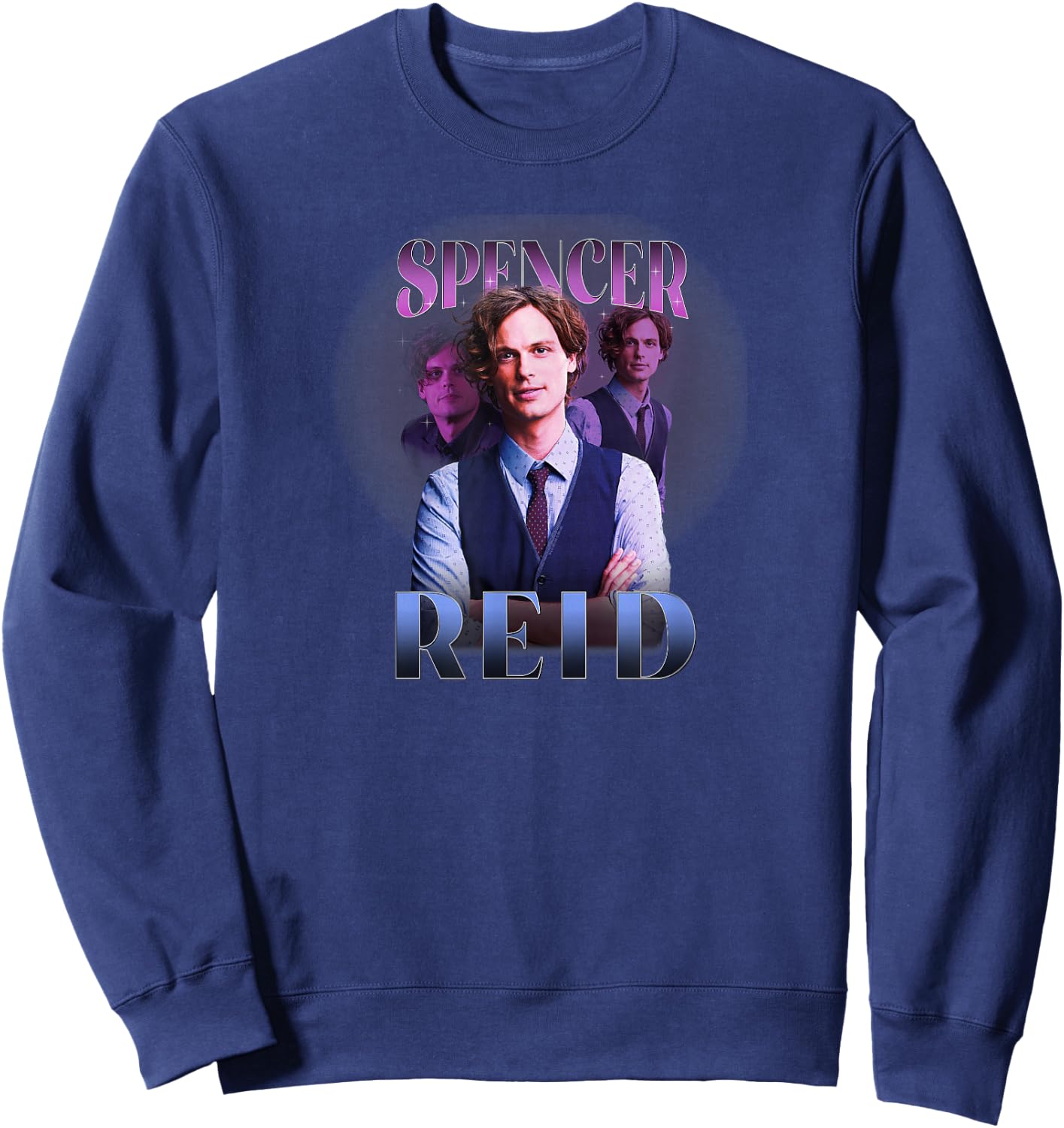Criminal Minds Spencer Reid Heart Throb Sweatshirt - Sweatshirt | Navy