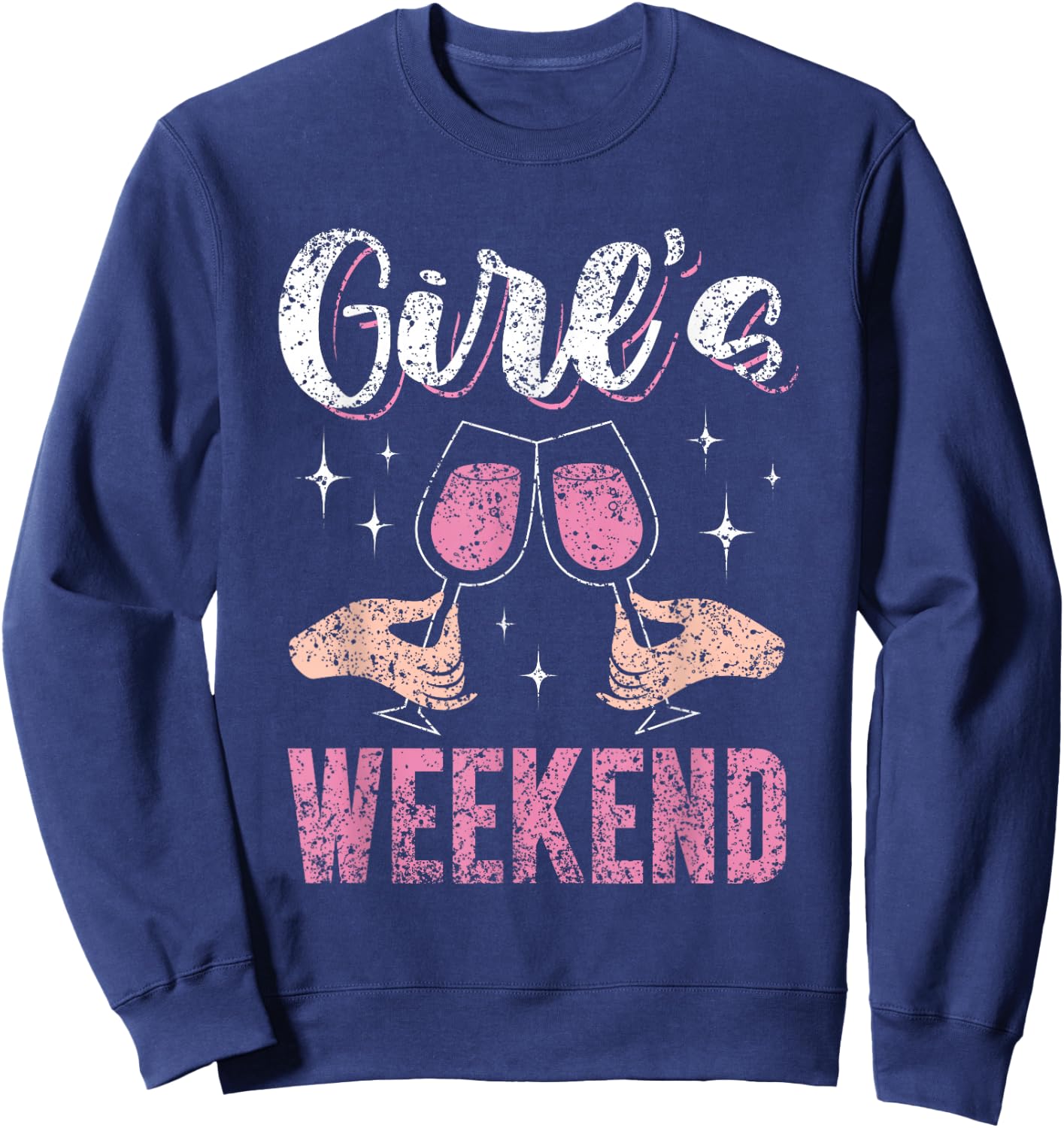 Girls' Weekend Cute Girls Trip Sweatshirt - Sweatshirt | Navy
