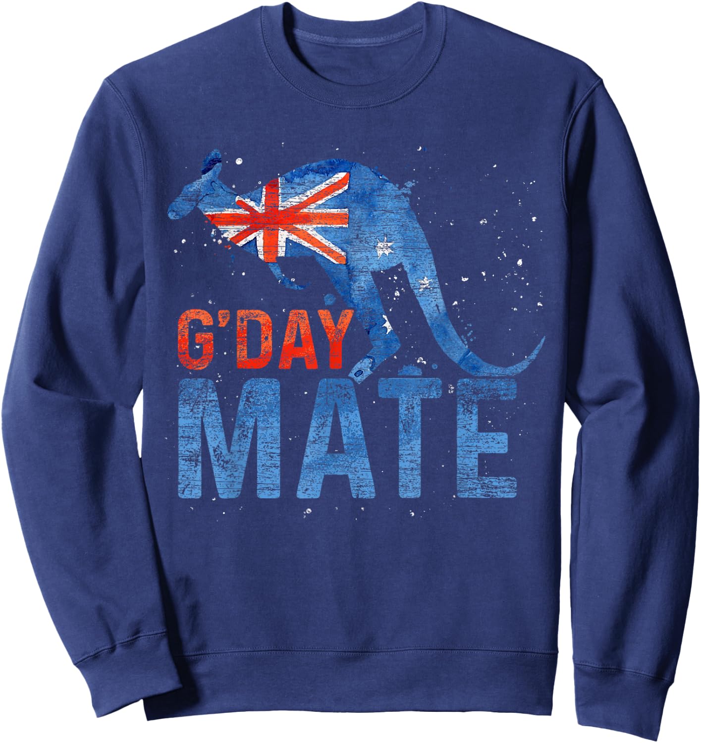 Guten Tag mein Freund Kangaroo Animal Lover Australia Sweatshirt - Sweatshirt | Navy