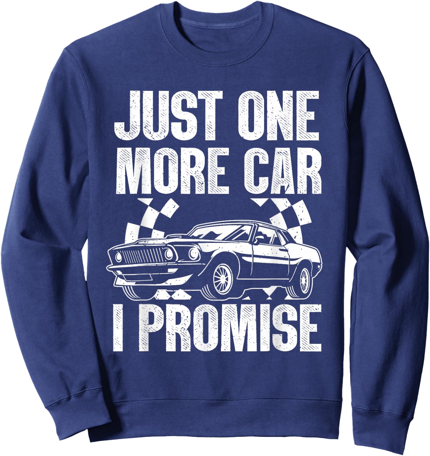 Car Lover New Engine Owner Classic Car Technician Sweatshirt - Sweatshirt | Navy