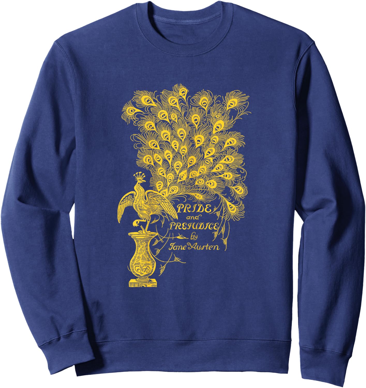Pride & Prejudice Jane Austen Romance Book Club Reading Sweatshirt - Sweatshirt | Navy