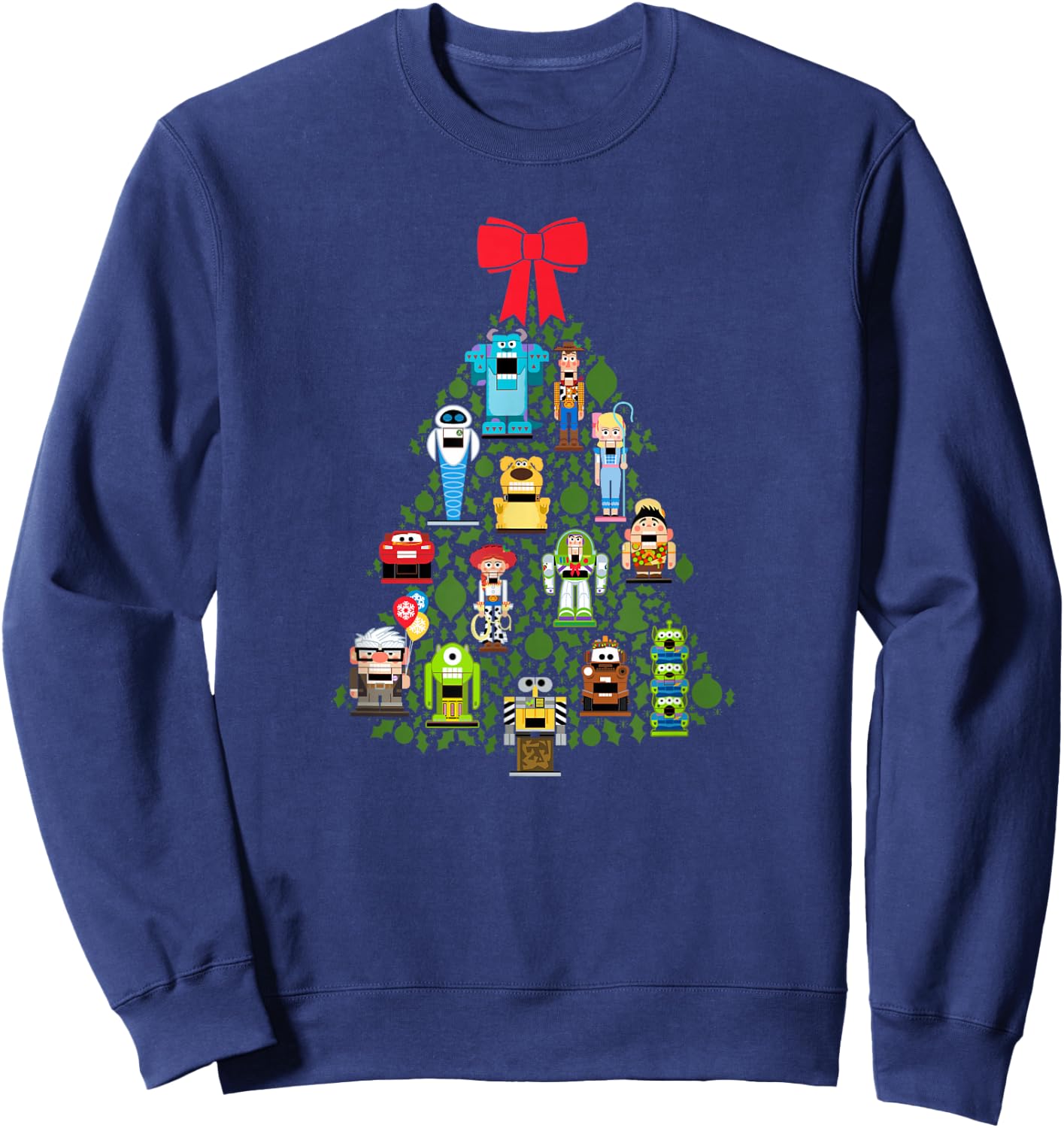 Disney and Pixar Christmas Tree Nutcracker Holiday Sweatshirt - Sweatshirt | Navy