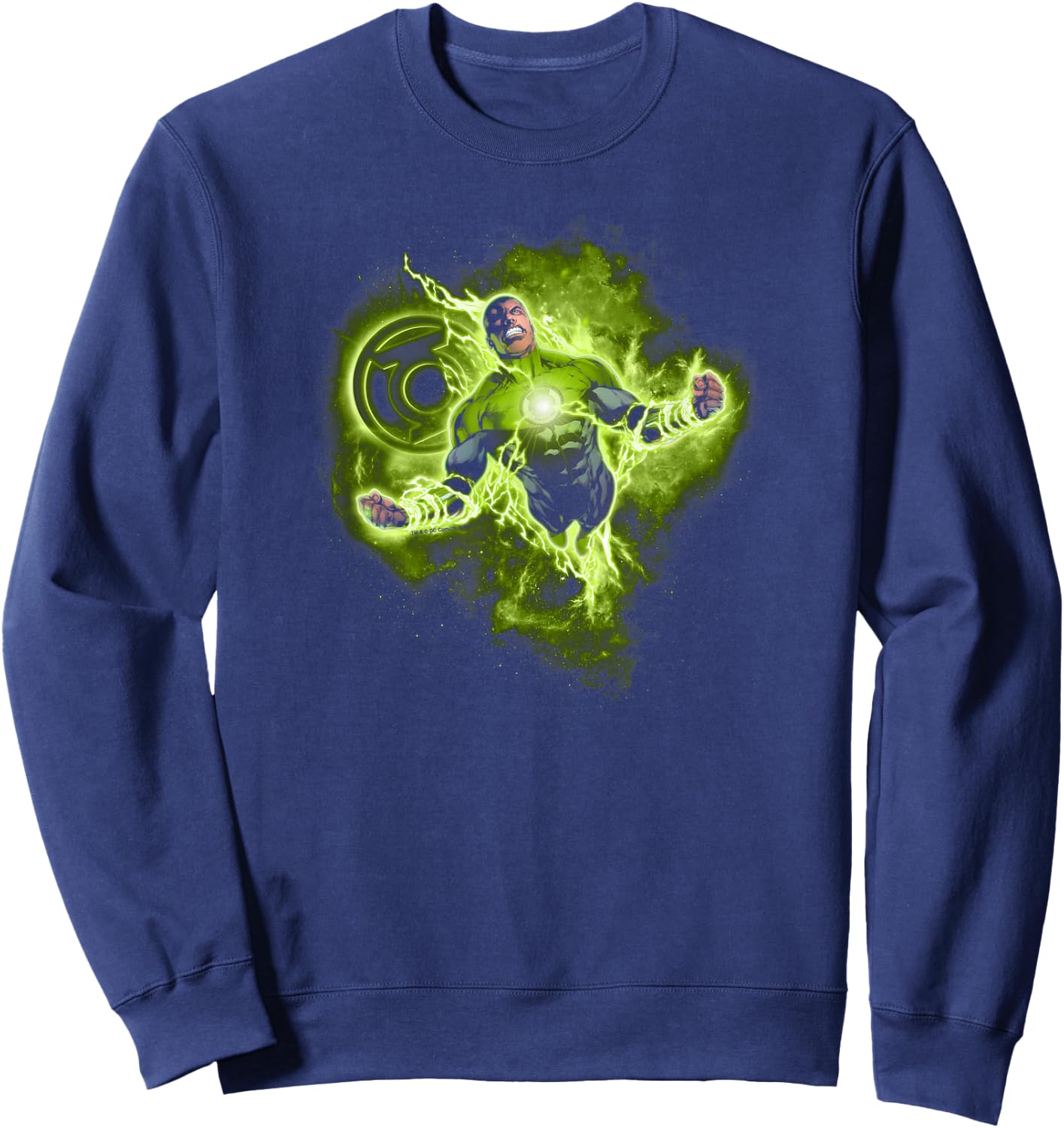 Green Lantern Lantern Nebula Sweatshirt - Sweatshirt | Navy