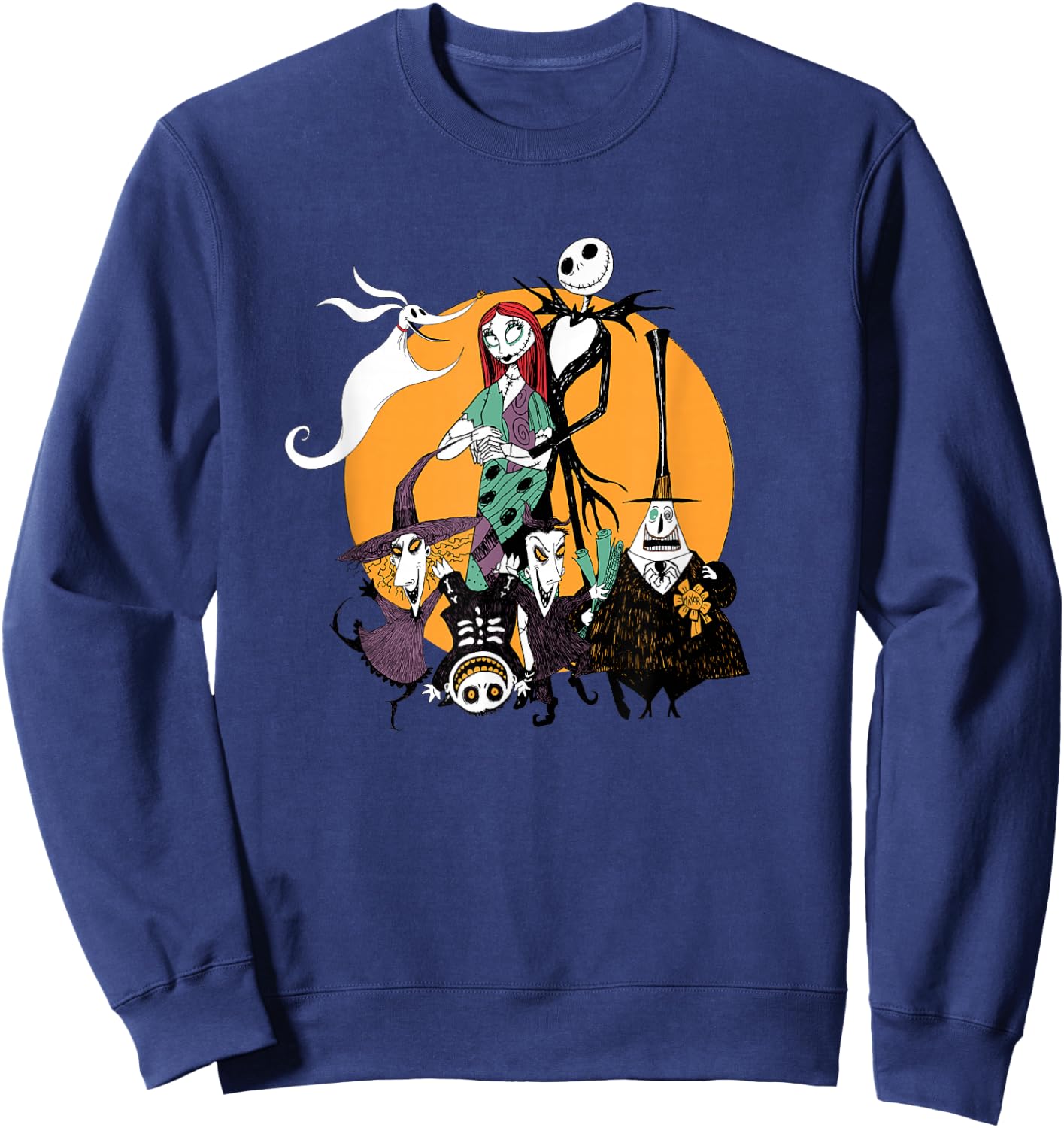 The Nightmare Before Christmas - Character Group Sweatshirt - Sweatshirt | Navy