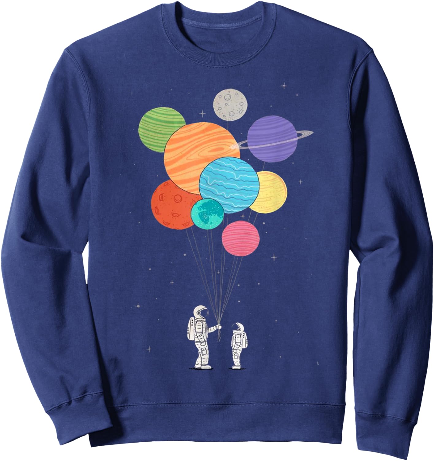 Planet Balloons Sweatshirt - Sweatshirt | Navy