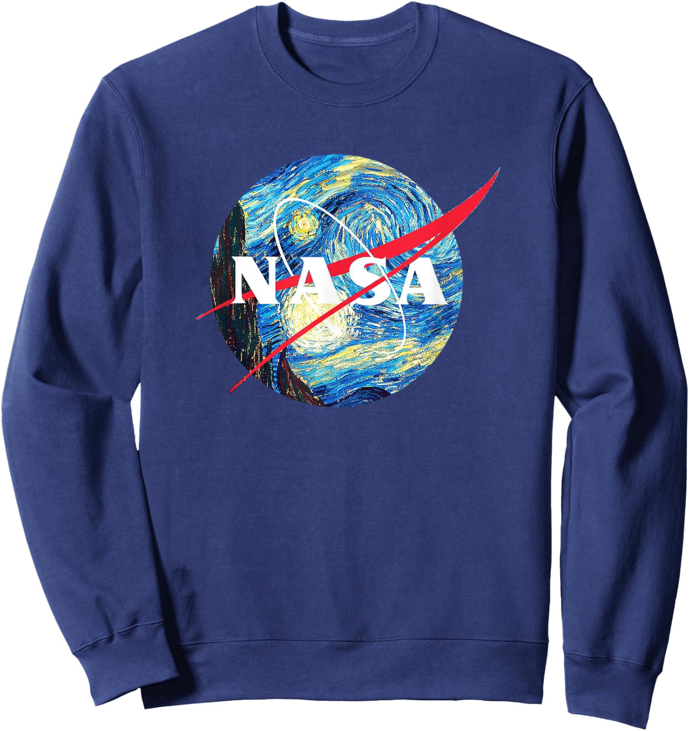 Funny Nerdy NASA Meatball Starry Night Space Science Teacher Women Girls Kids Sweatshirt - Sweatshirt | Navy