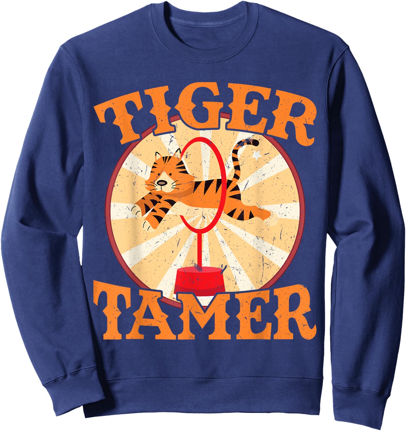 Tiger Tamer - Circus Party Ringmaster Sweatshirt - Sweatshirt | Navy