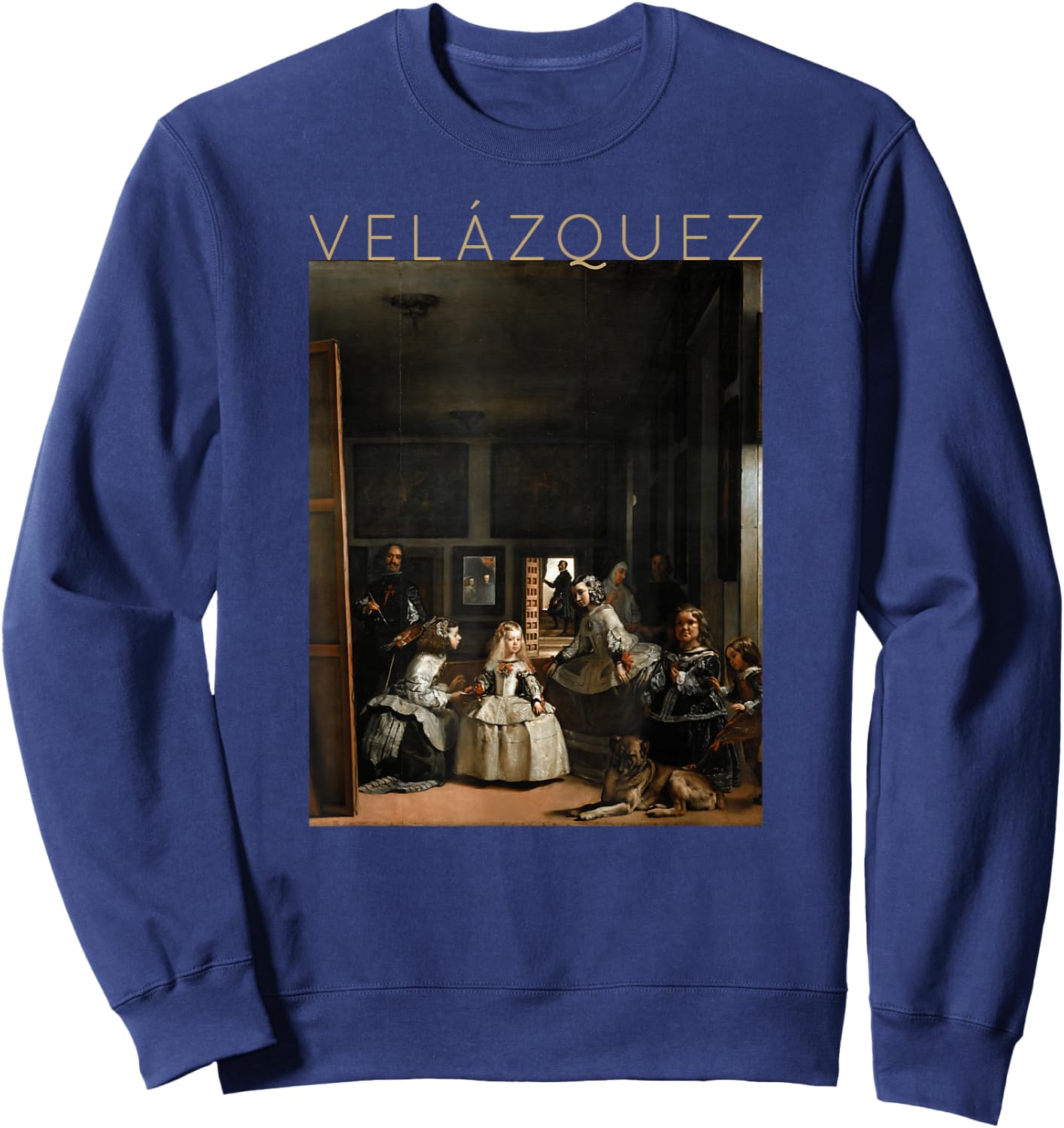 Diego Velázquez - Las Meninas - Art Sweatshirt - Sweatshirt | Navy