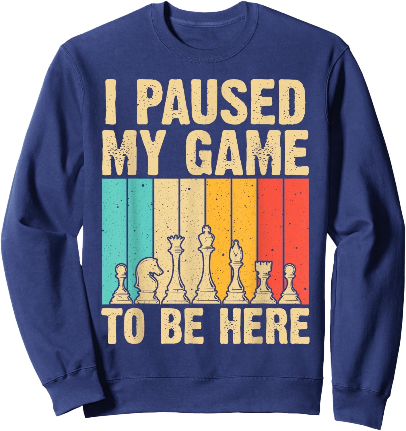 Chess Gifts for Chess Players Men Kids Chess Lovers Themed Sweatshirt - Sweatshirt | Navy