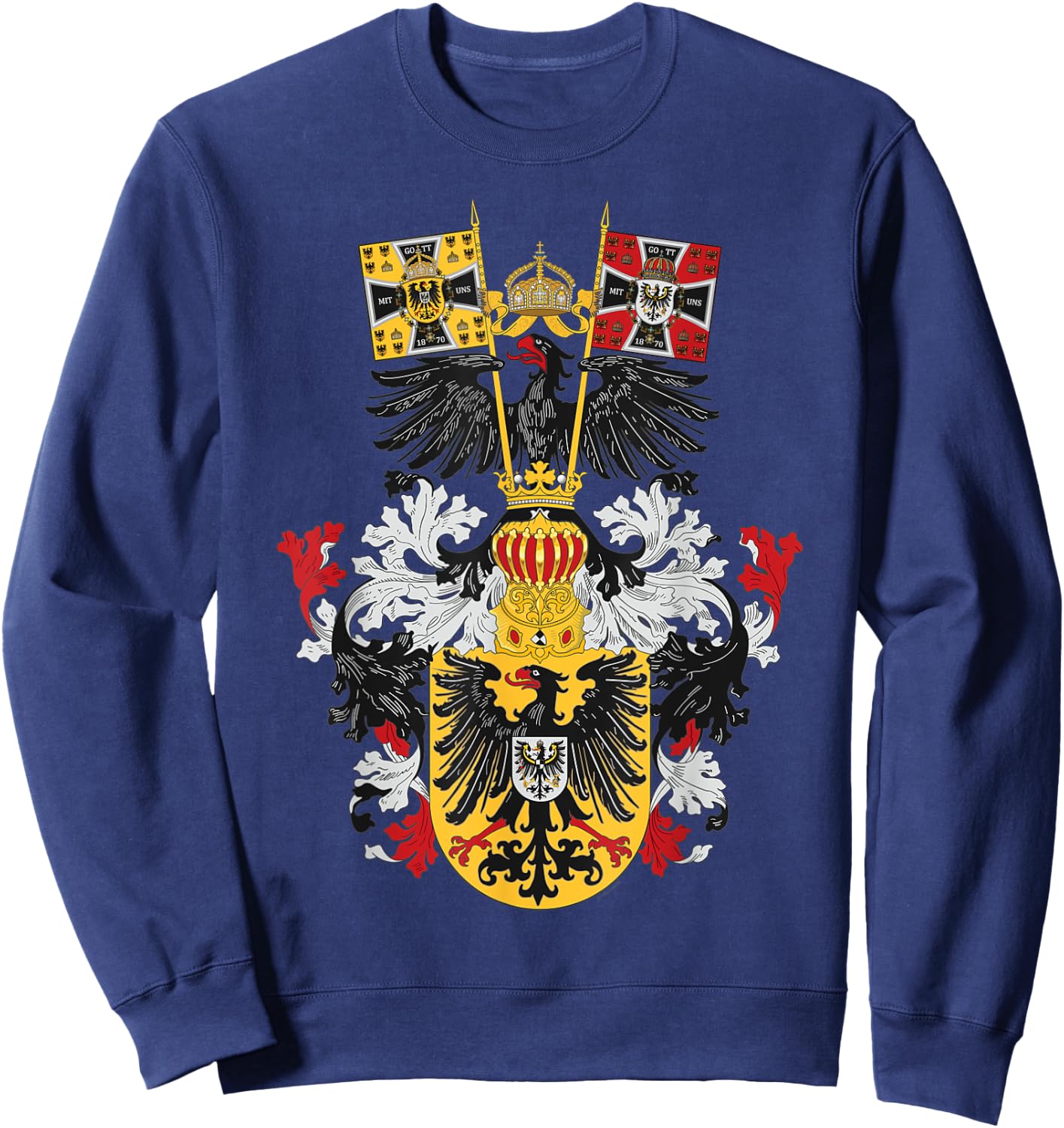 Holy Roman Empire Flag German Eagle Shirt Men Women Sweatshirt - Sweatshirt | Navy