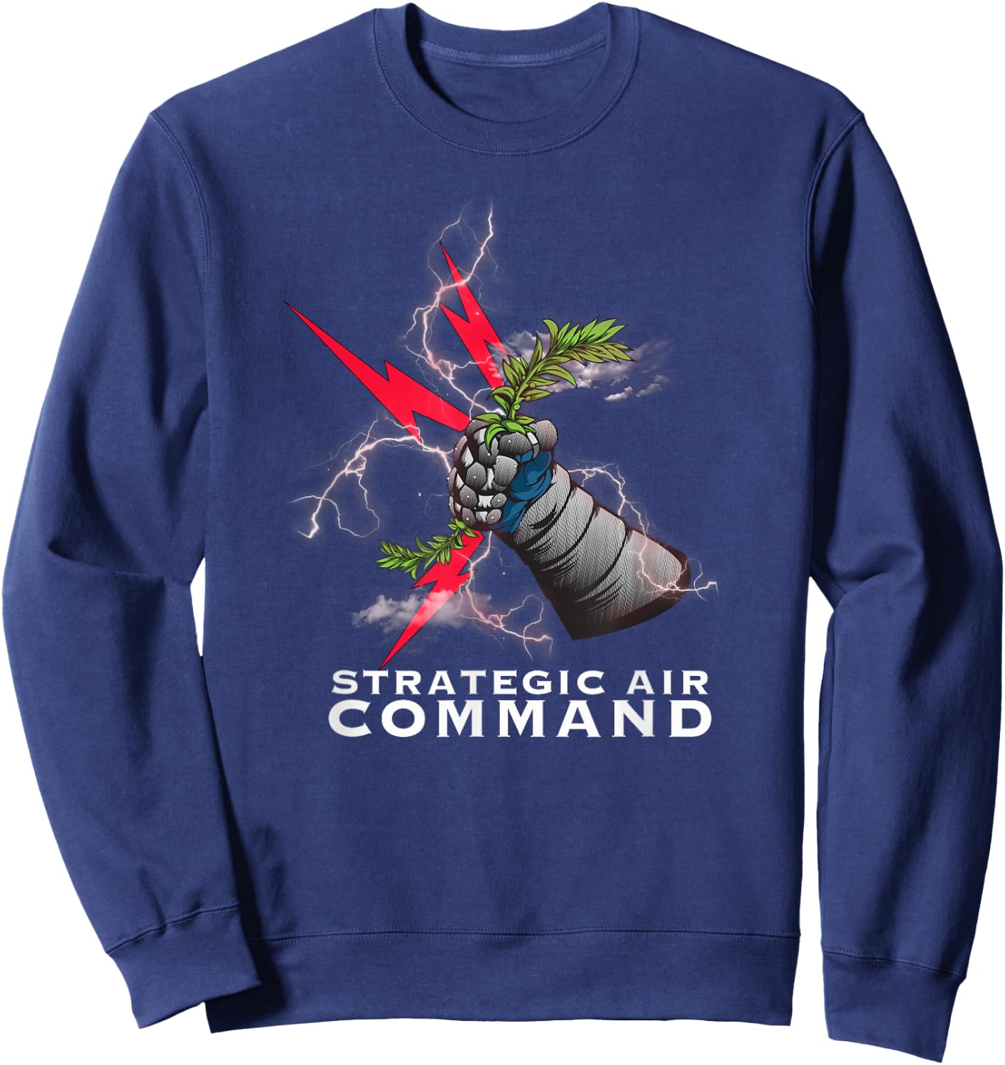 Strategic Air Command Sac Usaf Sweatshirt - Sweatshirt | Navy
