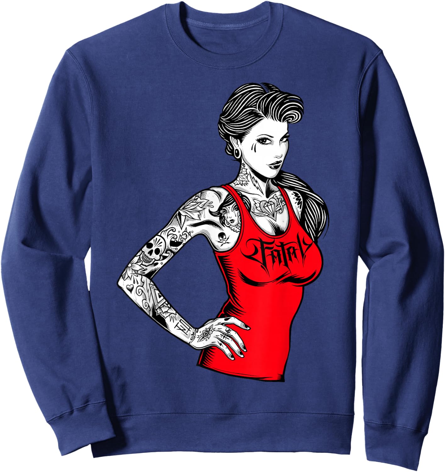 Diamonds Sweatshirt - Sweatshirt | Navy