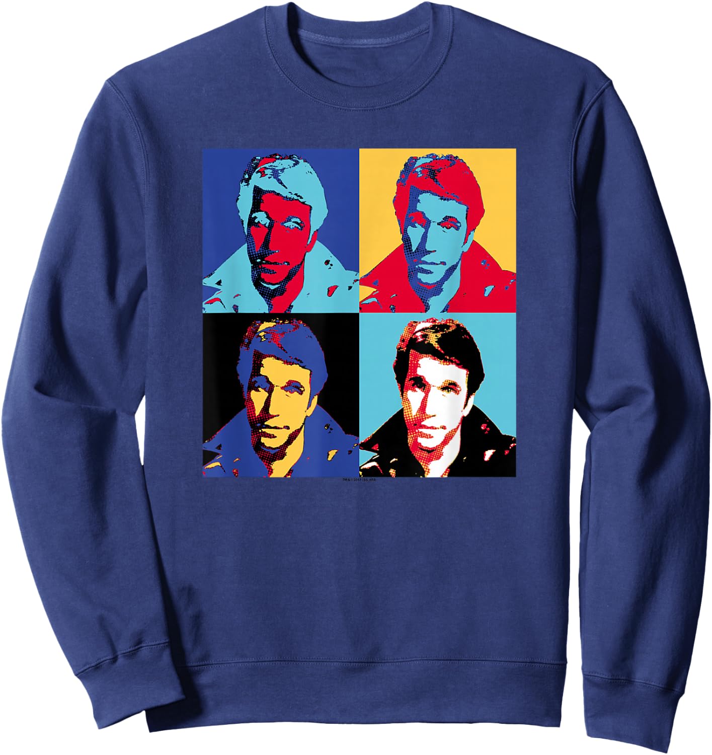Happy Days Fonz Pop Sweatshirt - Sweatshirt | Navy