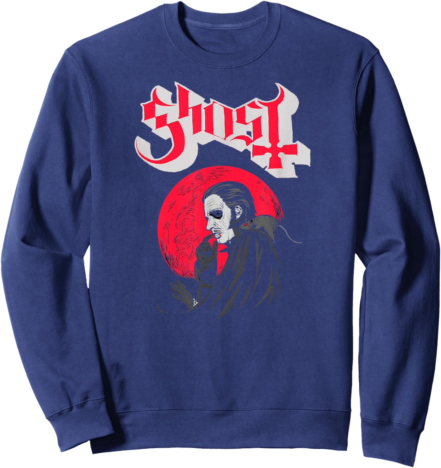 Ghost Blood Thirsty Cardinal Sweatshirt - Sweatshirt | Navy