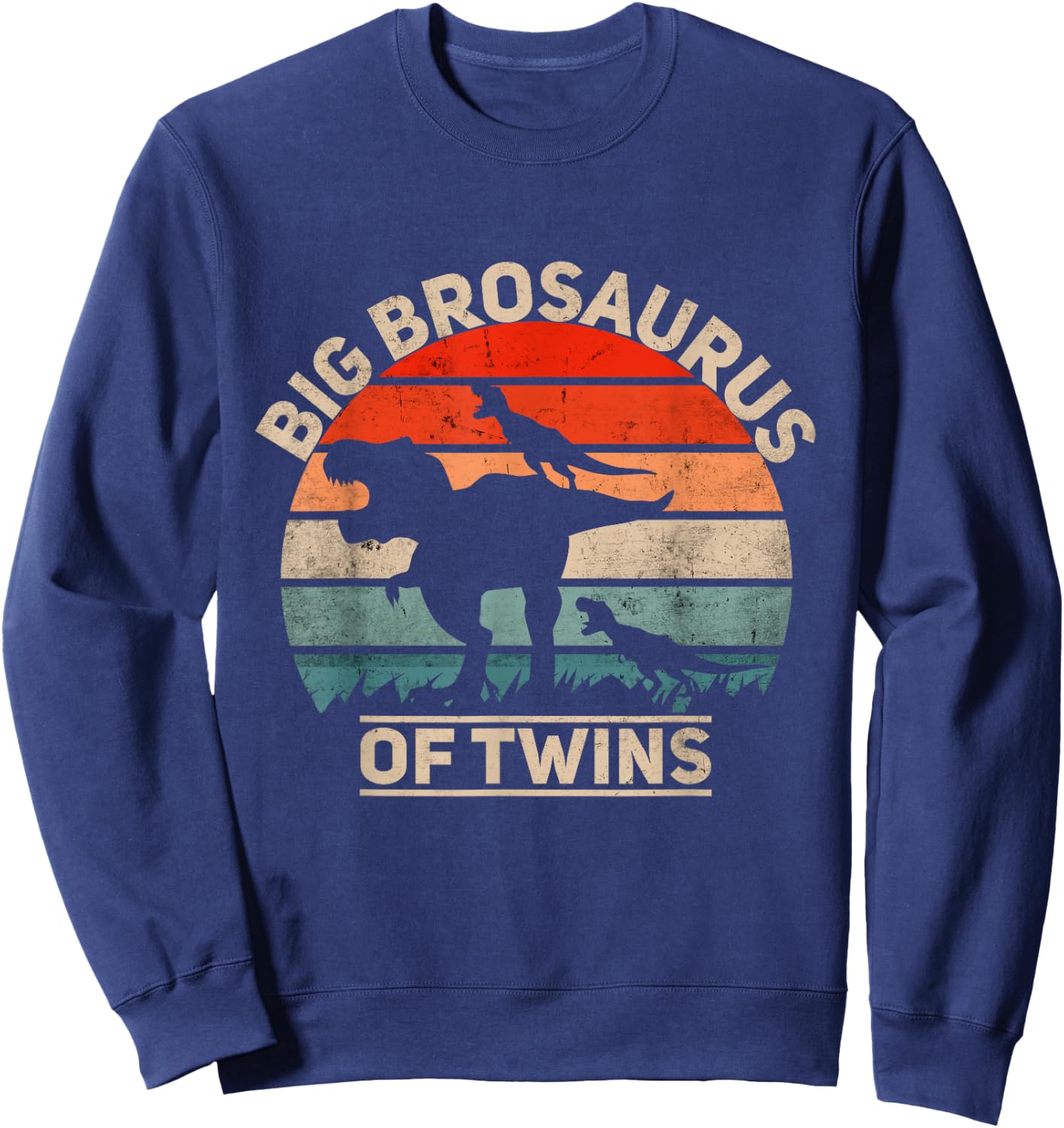 Big Brother of Twins Pregnancy Announcement Sweatshirt - Sweatshirt | Navy