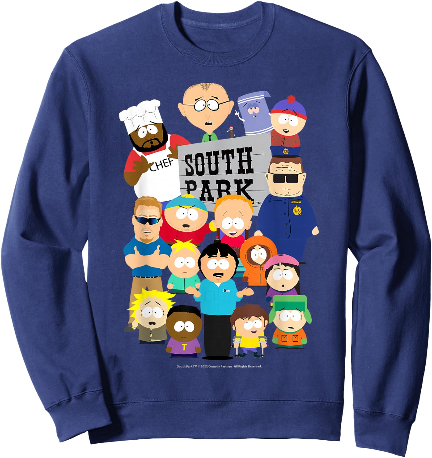 South Park Cast Sweatshirt - Sweatshirt | Navy