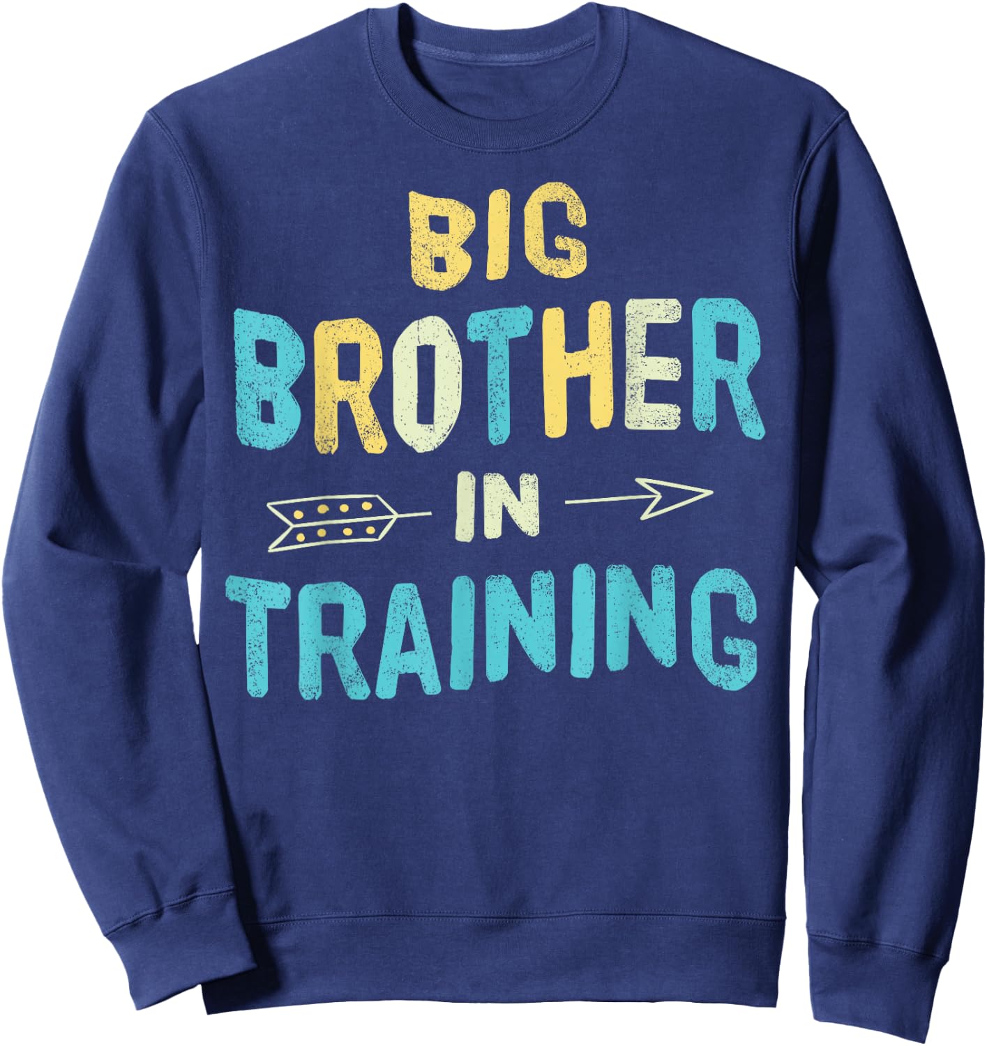 New Big Brother Gifts, Big Brother in Training Shirt Sweatshirt - Sweatshirt | Navy