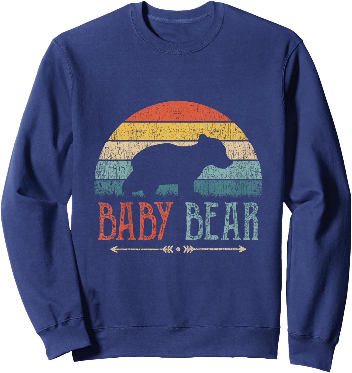 Baby Bear Cute Infant Outfit Small Child Toddler Sweatshirt - Sweatshirt | Navy