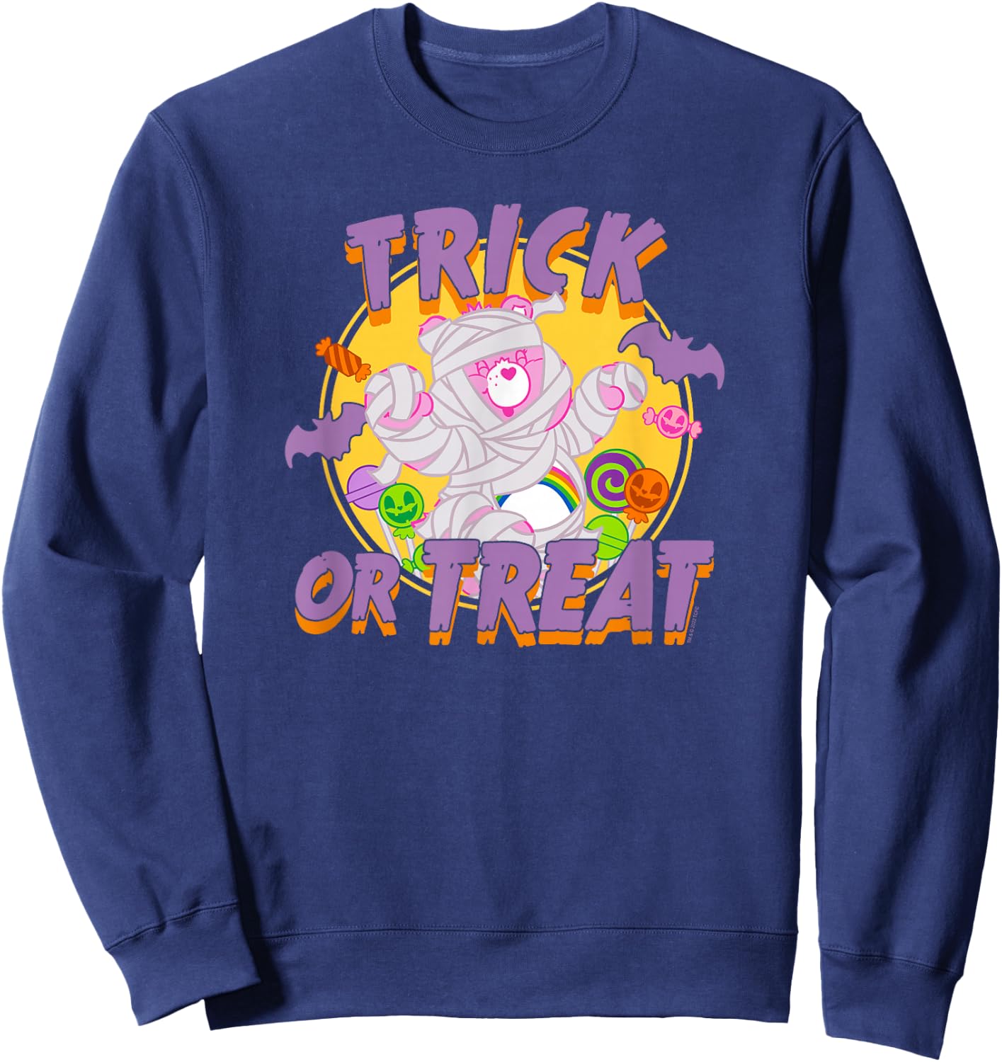 Care Bears Halloween Cheer Bear Trick Or Treat Mummy Costume Sweatshirt - Sweatshirt | Navy
