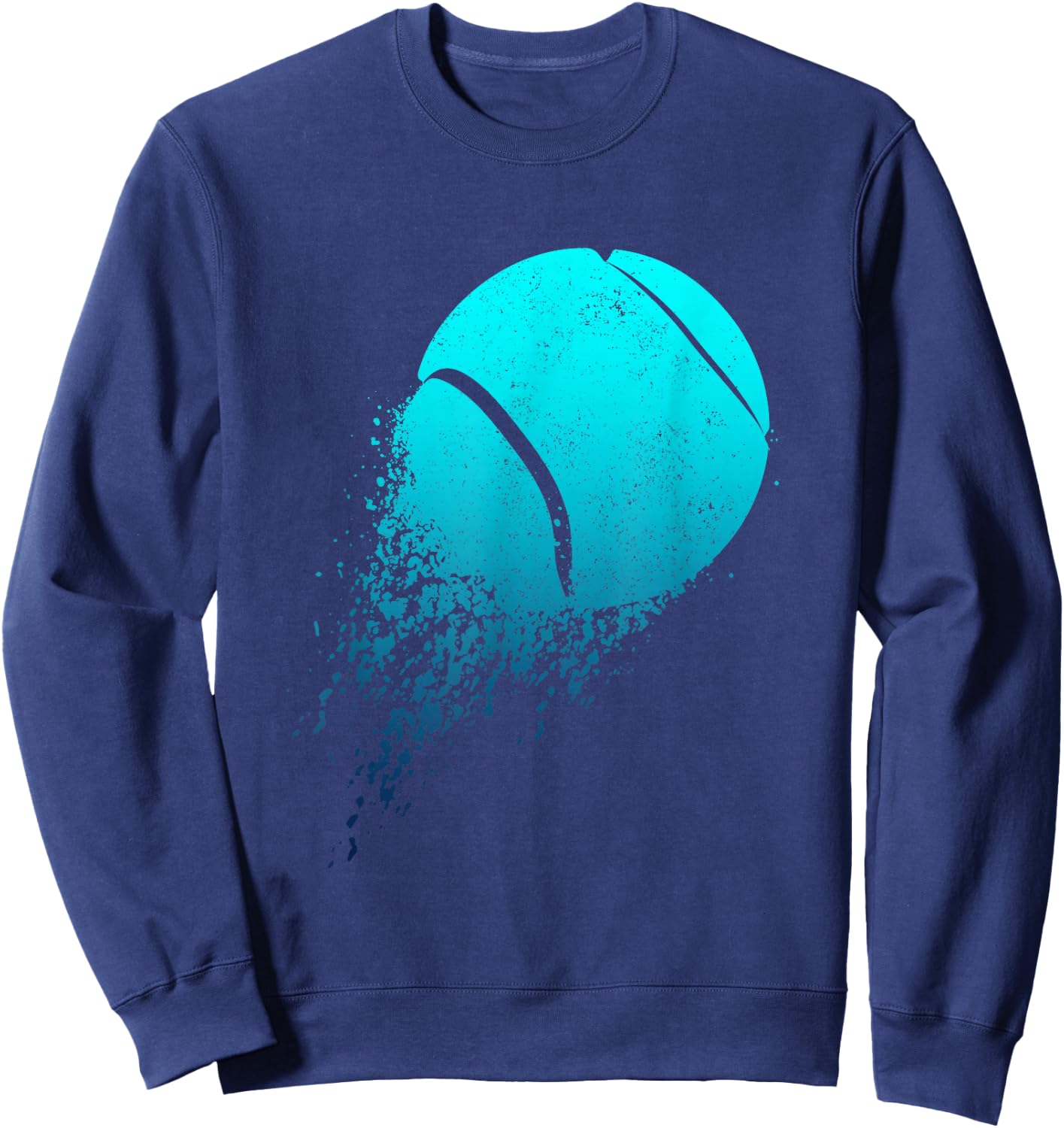 Tennis Player Sport Vintage Men Women Tennis Sweatshirt - Sweatshirt | Navy