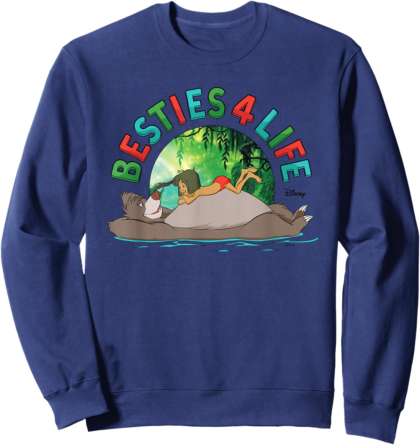 The Jungle Book - Besties 4 Life Sweatshirt - Sweatshirt | Navy