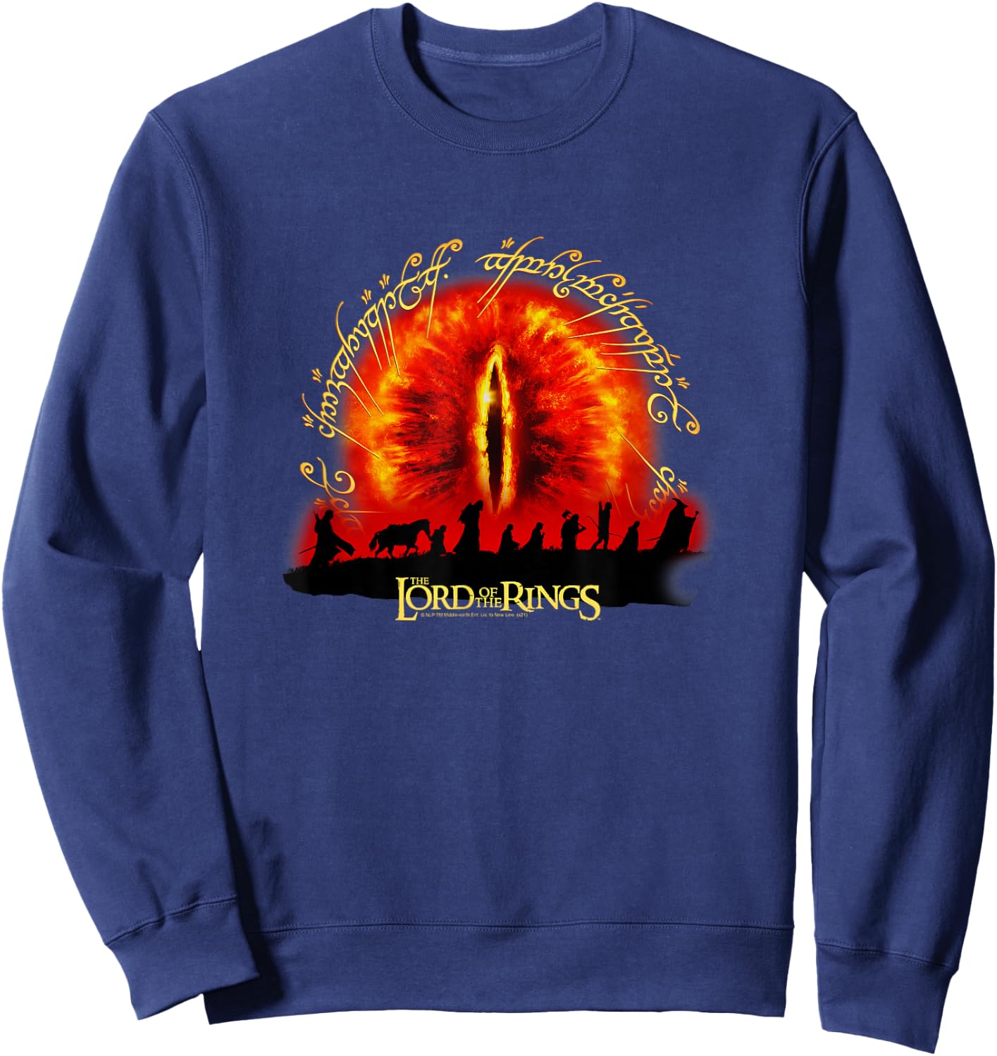 The Lord of The Rings Eye of Sauron Sweatshirt - Sweatshirt | Navy