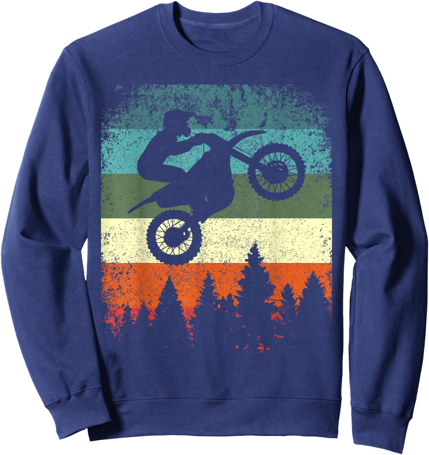 Motorcycle rider motocross motorcycle rider sport motorcycle Sweatshirt - Sweatshirt | Navy