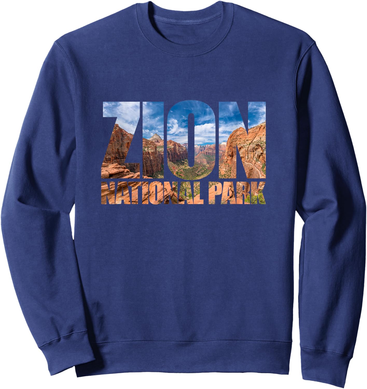 Zion National Park Near Las Vegas/Utah USA/Canyon Nature Sweatshirt - Sweatshirt | Navy
