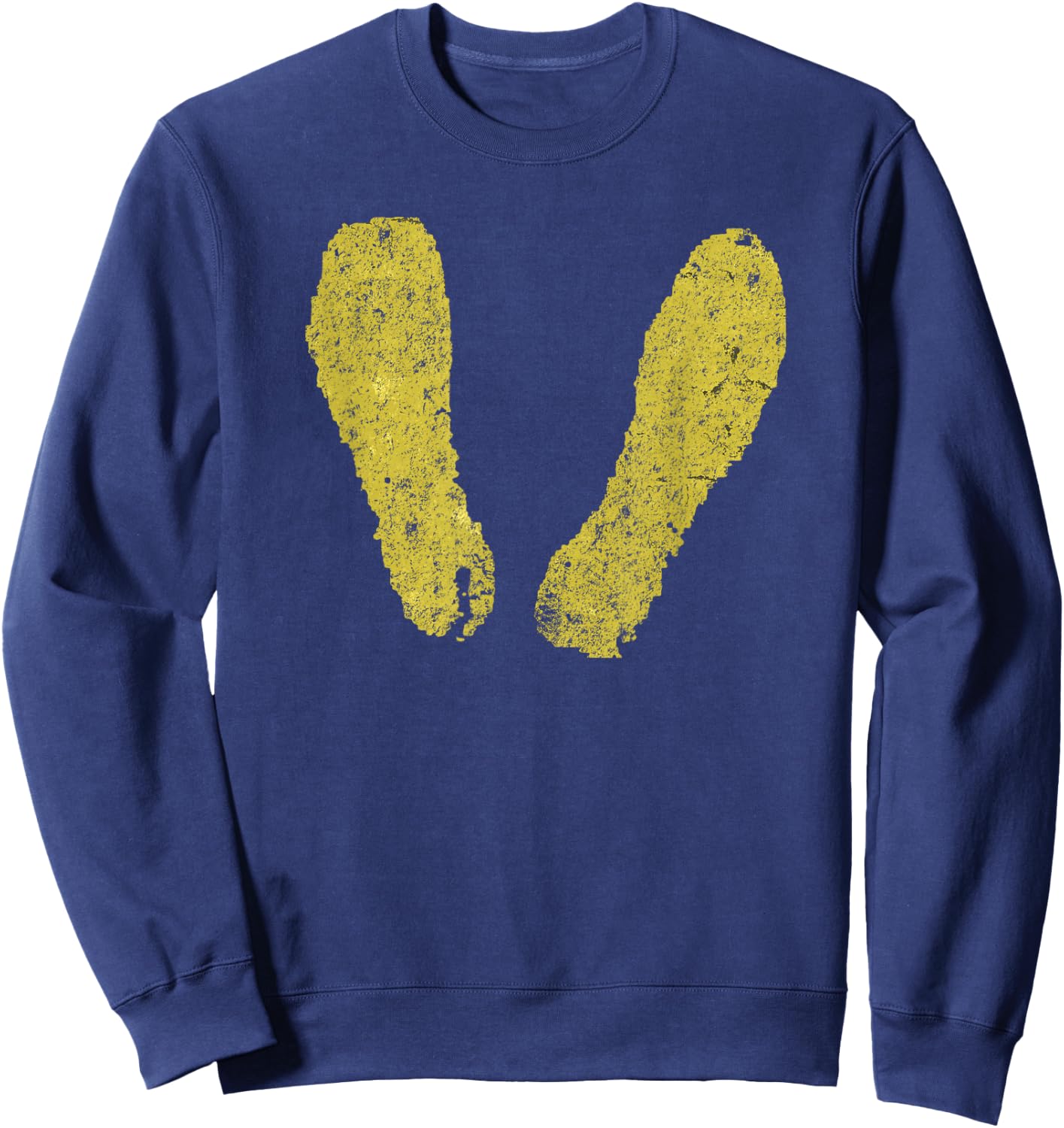 Yellow Footprints Military Recruit Training Depot Sweatshirt - Sweatshirt | Navy