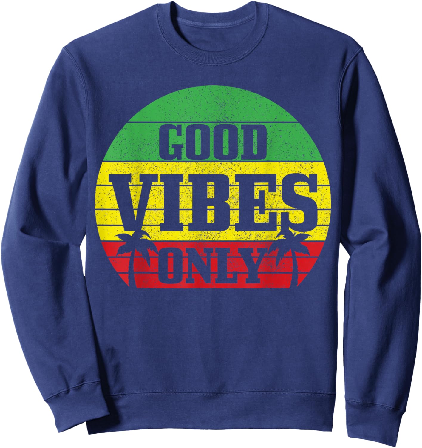 Reggae Music Rastafari Jamaica Rasta Gift Sweatshirt - Sweatshirt | Navy