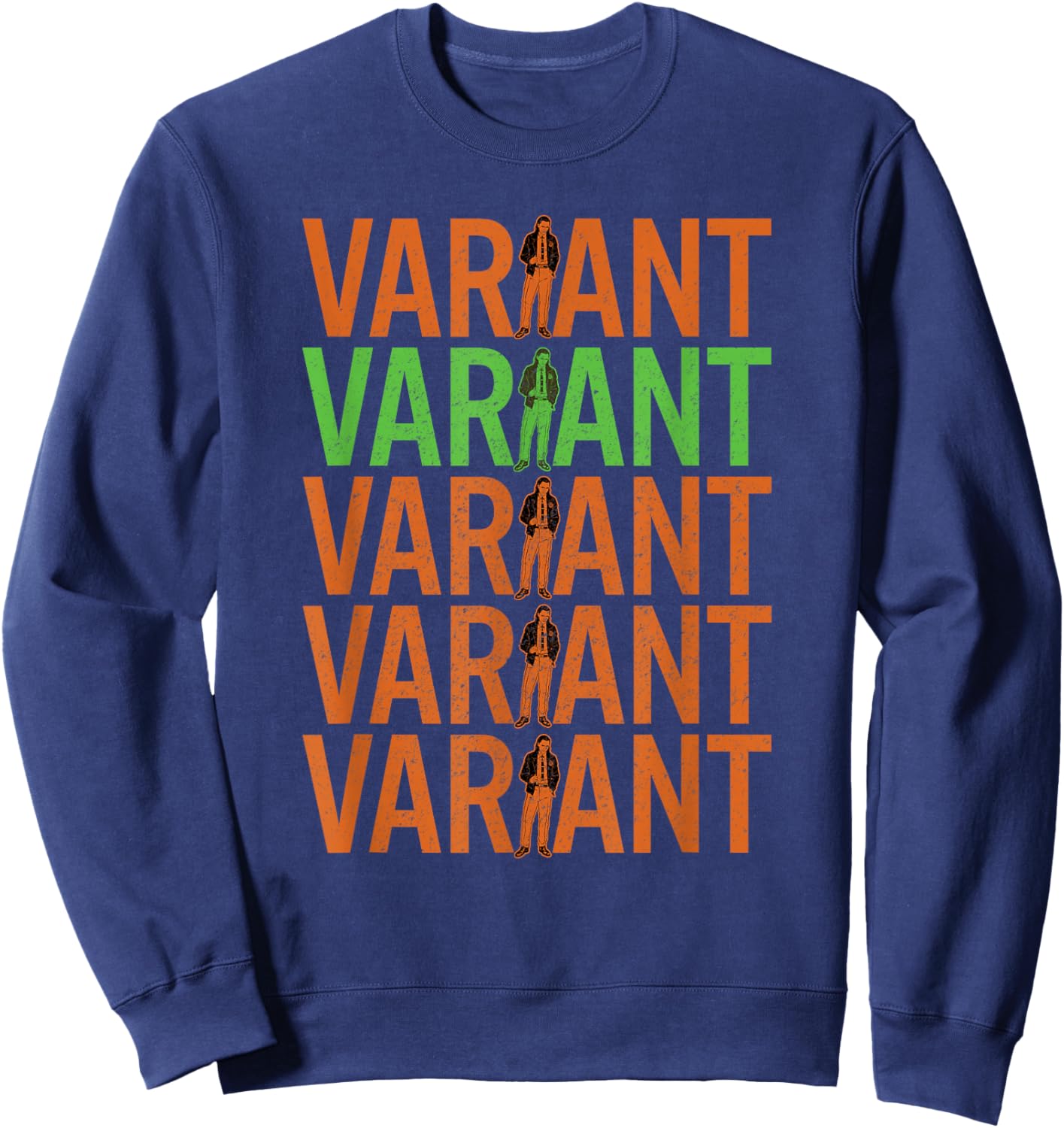 Marvel Loki Variant Text Stack Sweatshirt - Sweatshirt | Navy