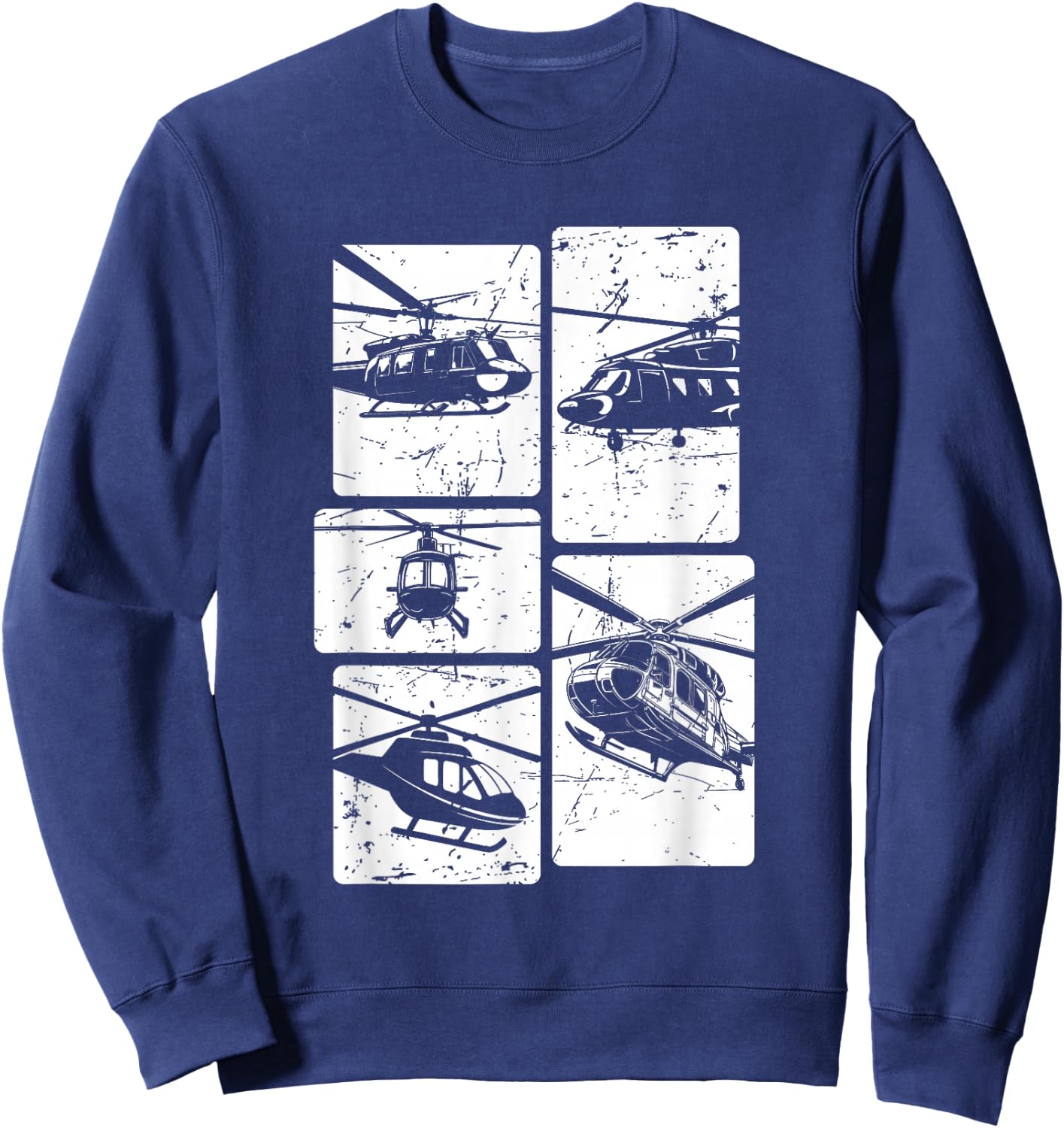 Helicopter Sweatshirt - Sweatshirt | Navy