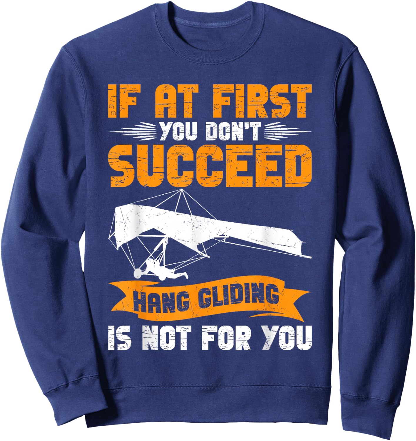 Hang Gliding Equipment Hang Glider Helmet Hanggliding Sweatshirt - Sweatshirt | Navy