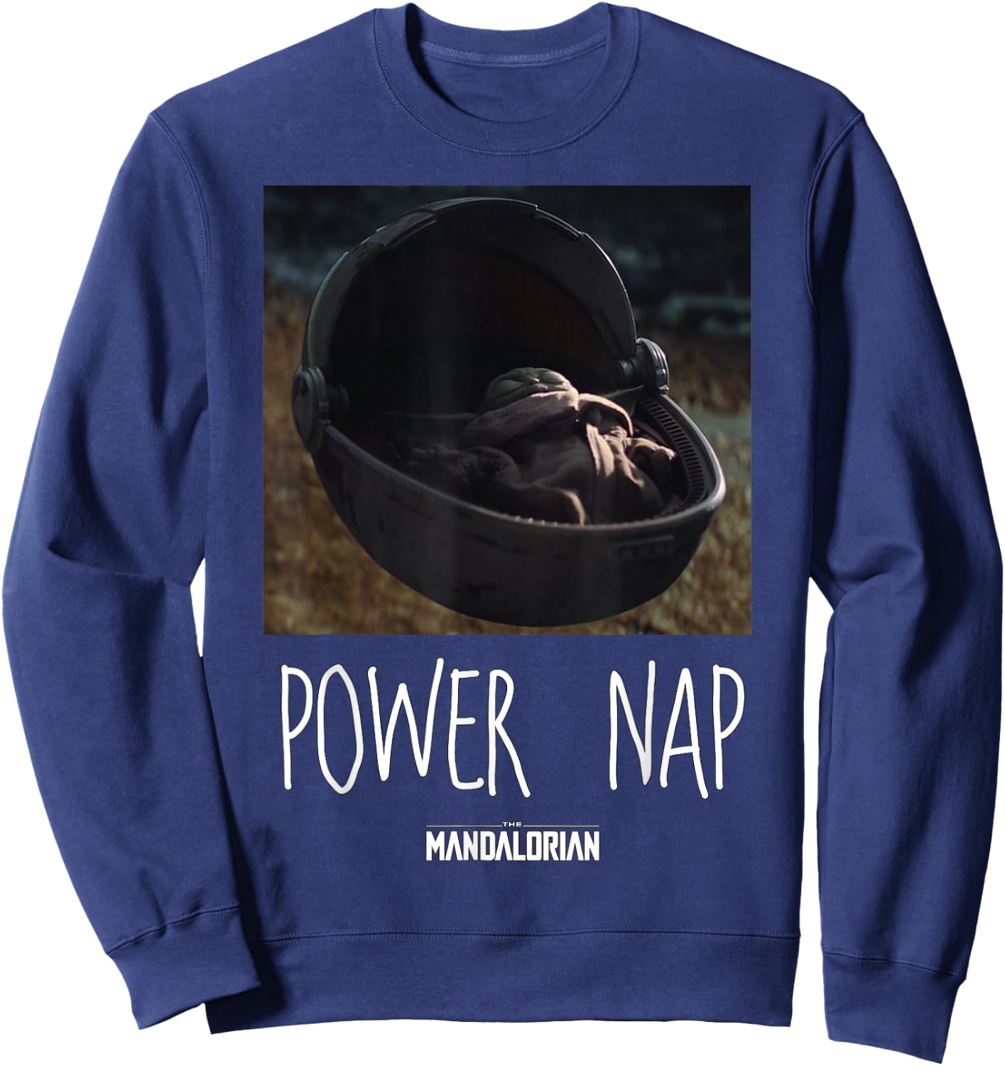 Star Wars The Mandalorian The Child Power Nap Sweatshirt - Sweatshirt | Navy