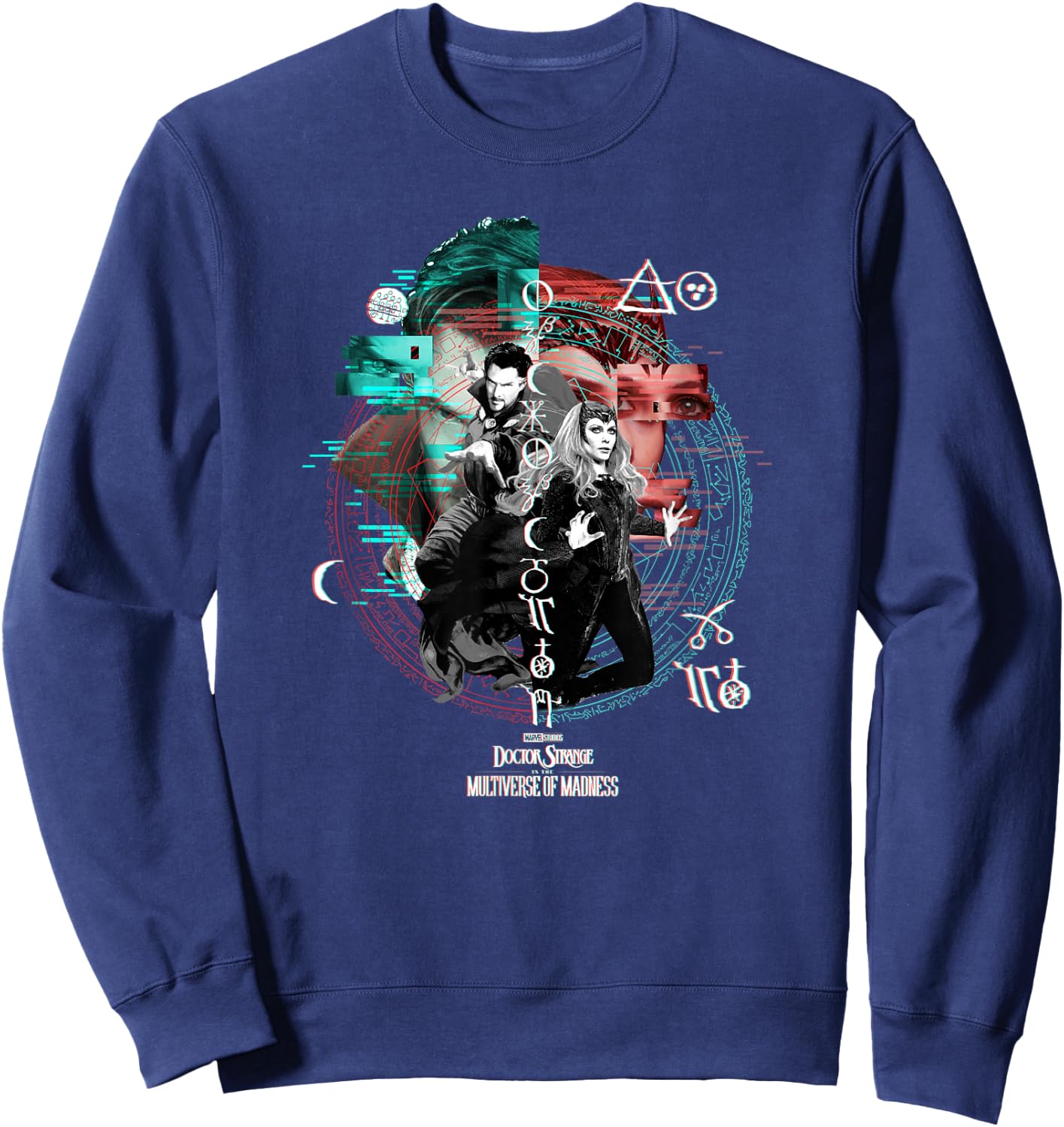 Marvel Doctor Strange In The Multiverse Of Madness Glitch Sweatshirt - Sweatshirt | Navy