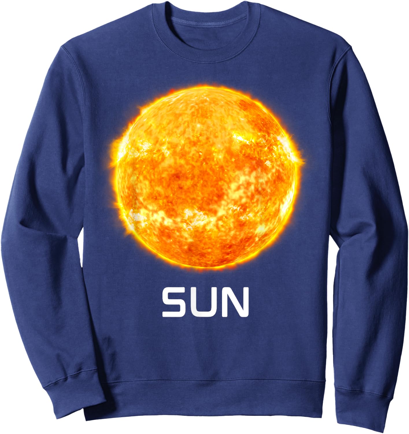 Solar System Planet Sun Outer Space Sweatshirt - Sweatshirt | Navy