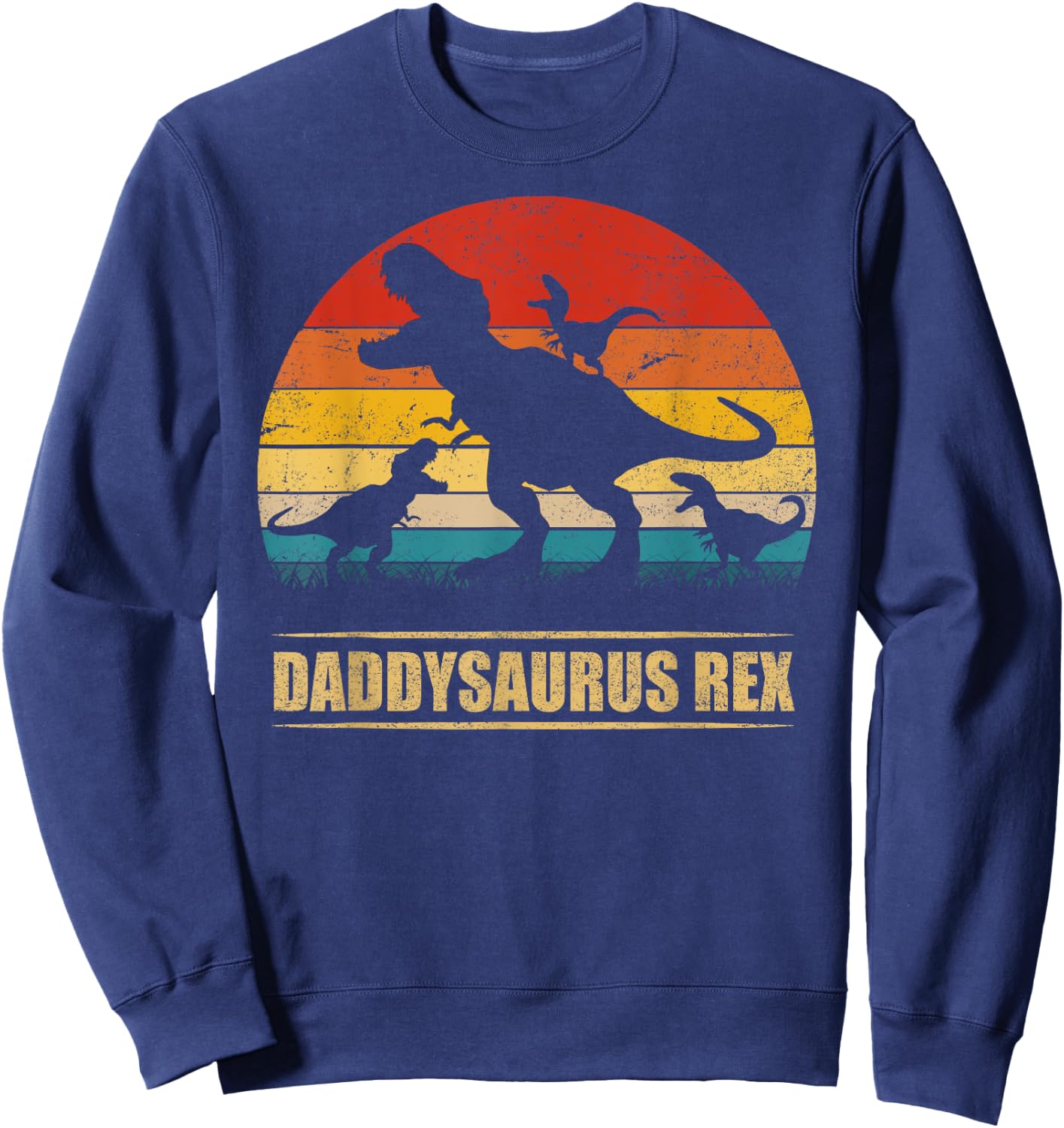 Daddysaurus Rex 3 kid Sweatshirt - Sweatshirt | Navy