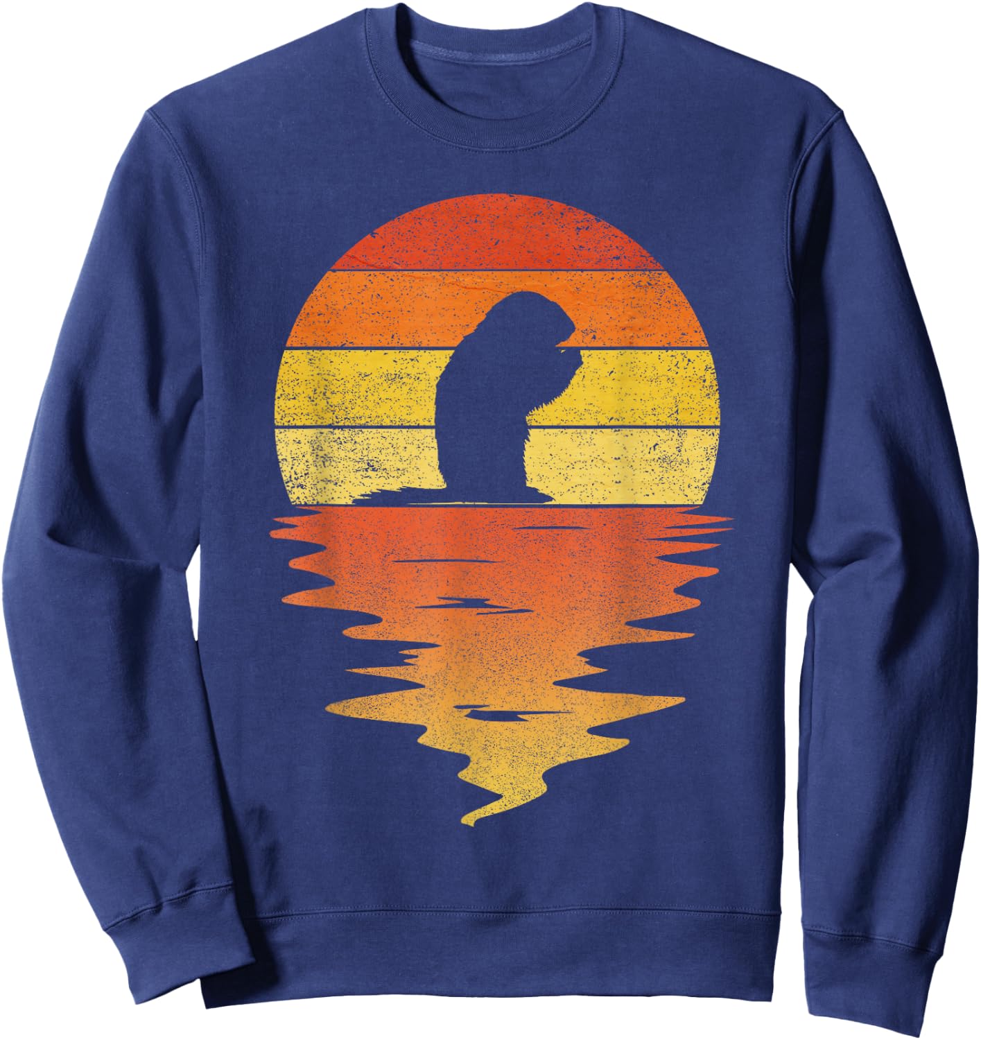 Marmots shirt retro sunset 70s vintage Marmots Sweatshirt - Sweatshirt | Navy