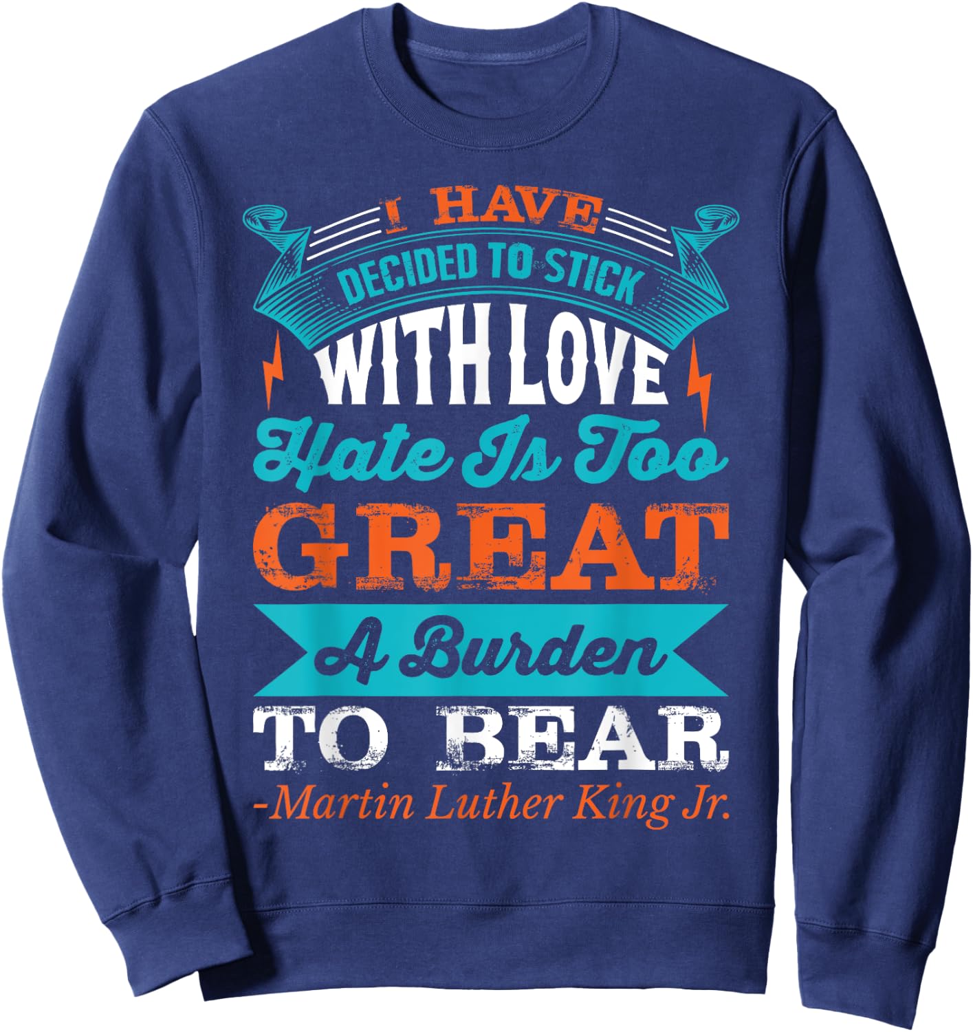 Martin Luther King Jr. Sweatshirt - Sweatshirt | Navy