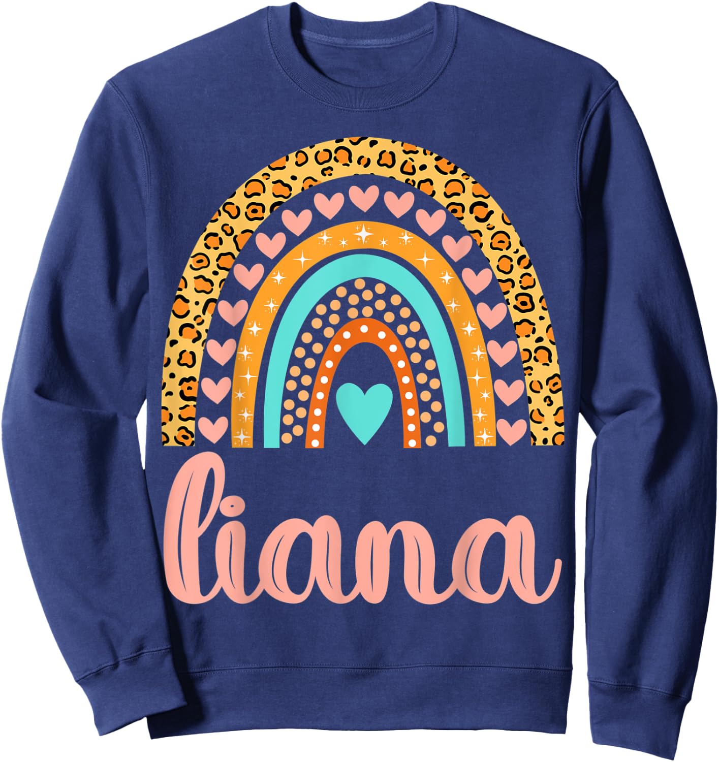 Liana Liana Name Birthday Shirt Gift Sweatshirt - Sweatshirt | Navy