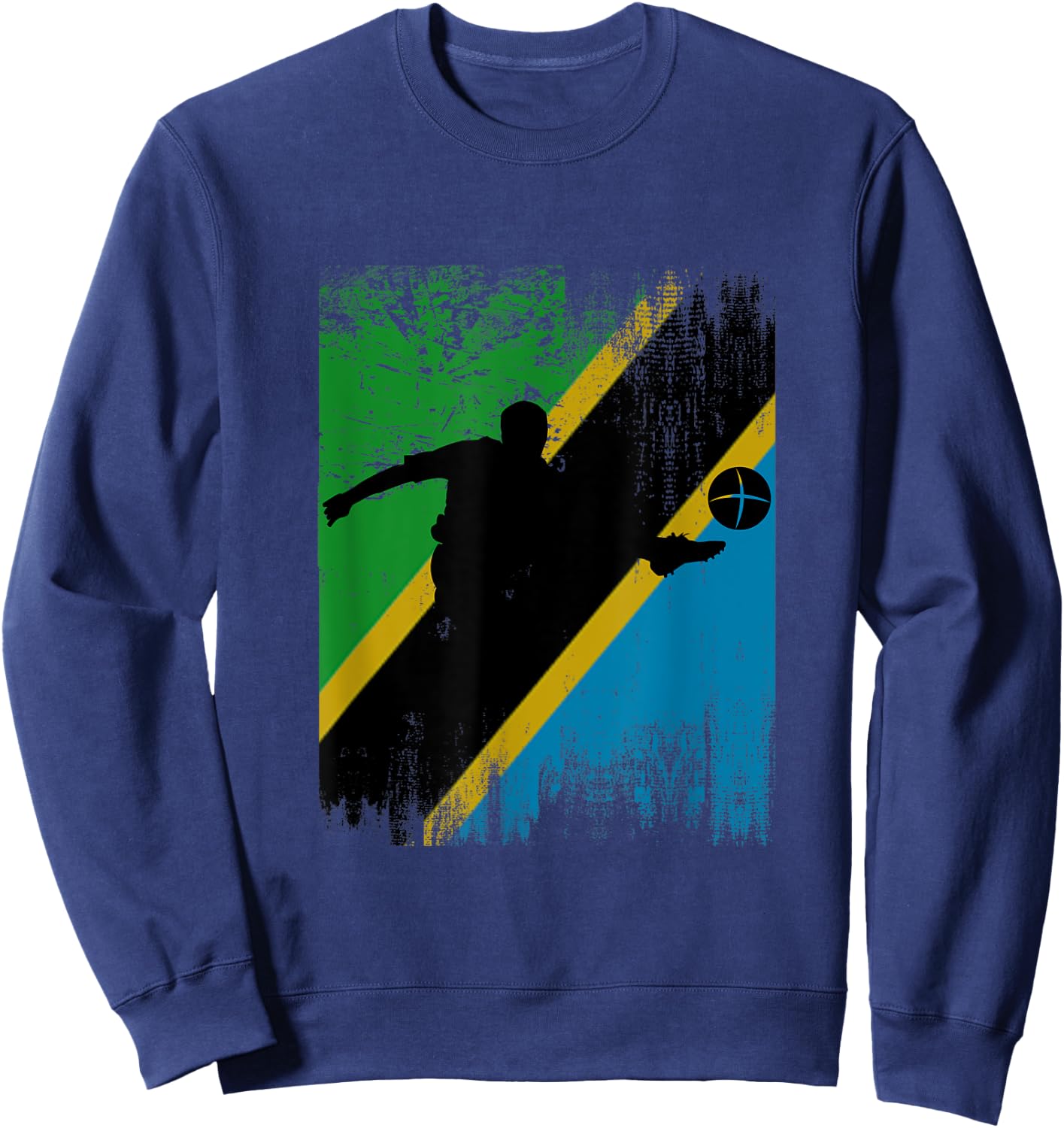 Tanzania Soccer Tanzanian Football Tanzania futbol team Sweatshirt - Sweatshirt | Navy