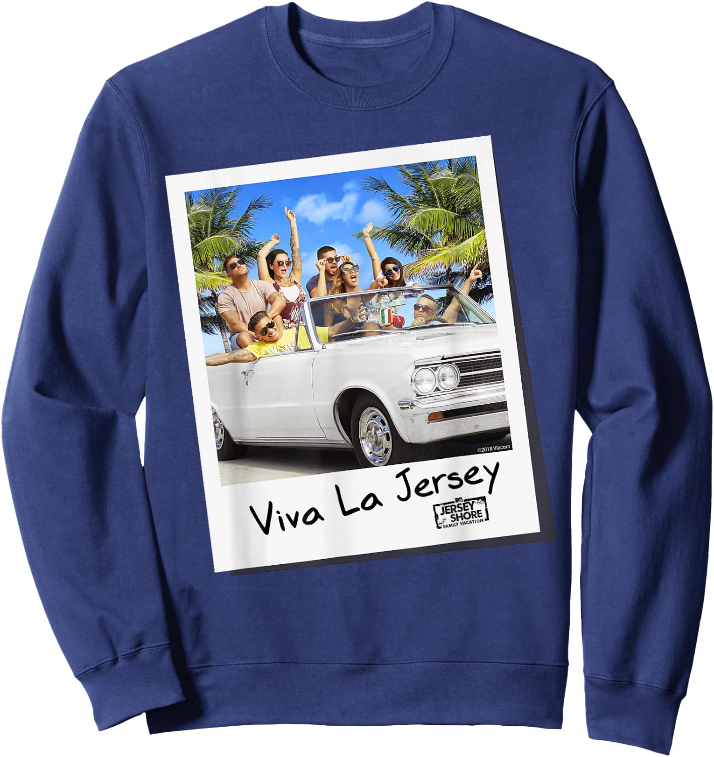 MTV - Jersey Shore Viva La Jersey Sweatshirt - Sweatshirt | Navy