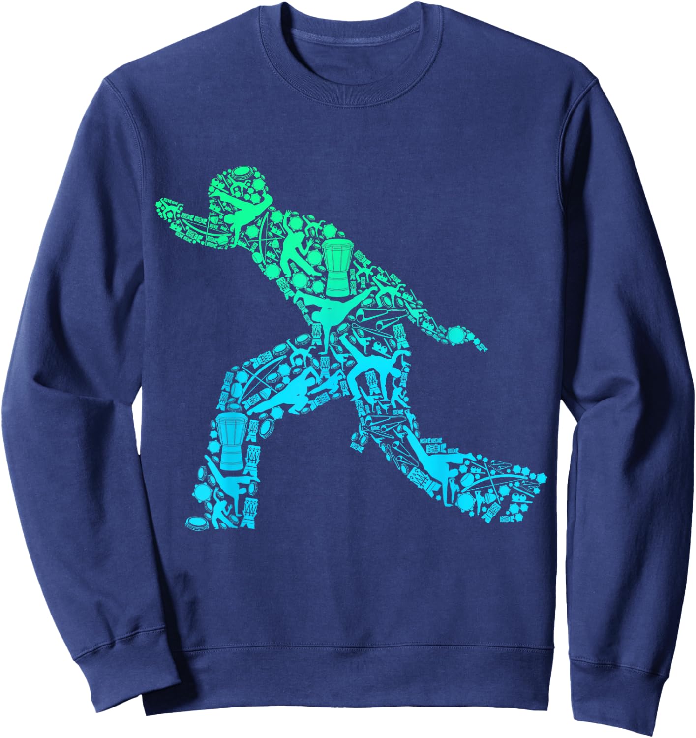 Capoeira Ginga Boys Children Men Sweatshirt - Sweatshirt | Navy