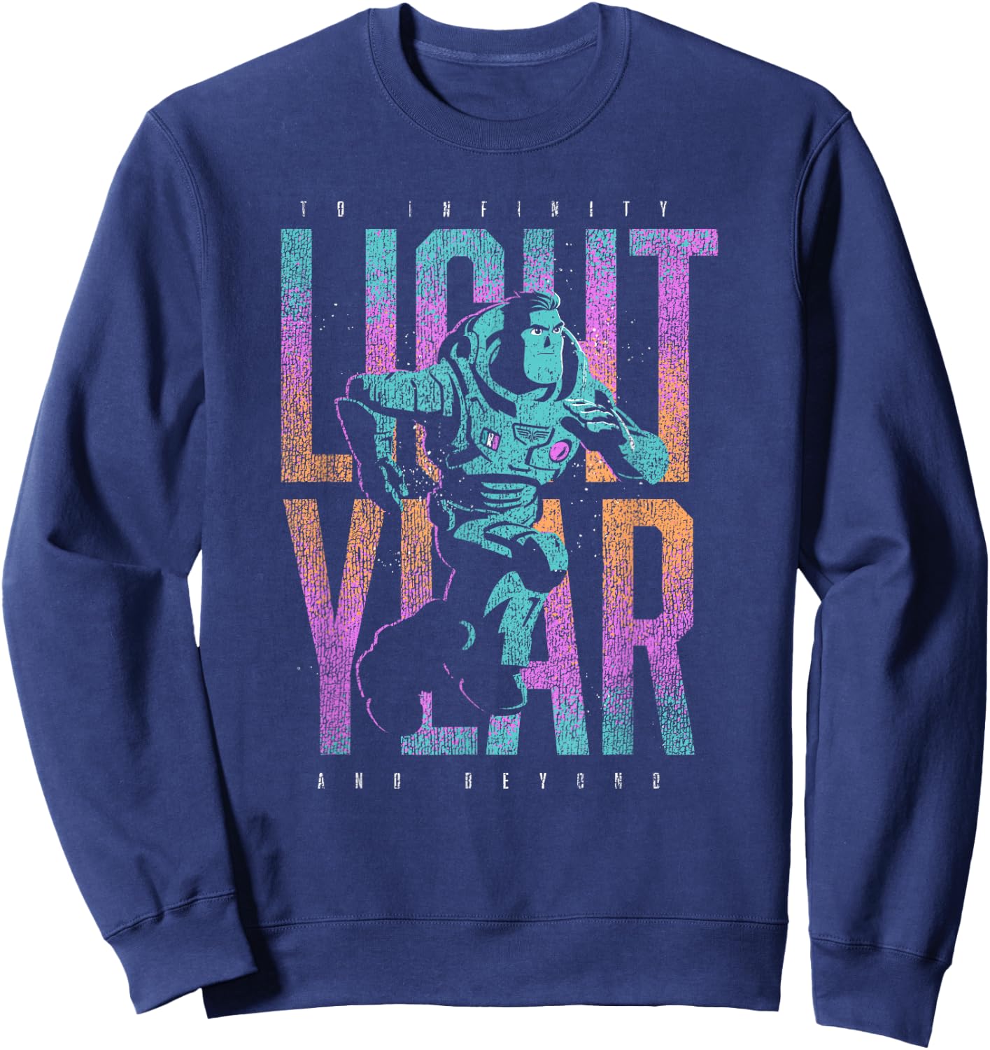 Disney Pixar Lightyear Buzz Lightyear to Infinity and Beyond Small Sweatshirt - Sweatshirt | Navy