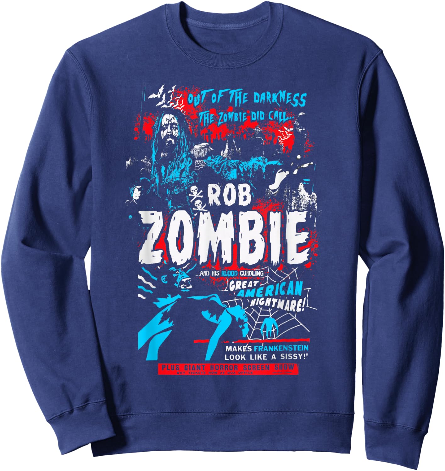 Rob Zombie – Zombie Call Sweatshirt - Sweatshirt | Navy