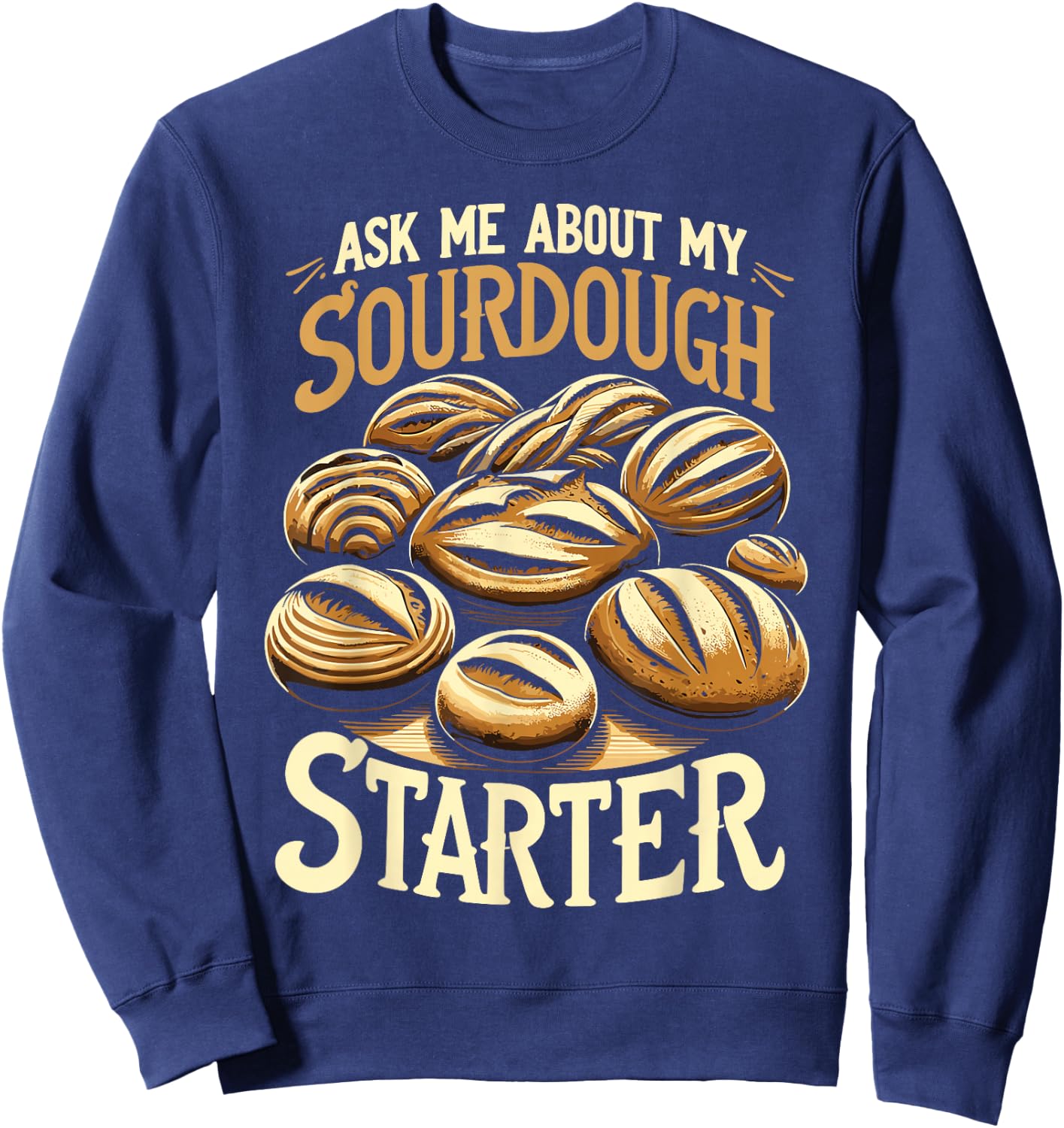 Baker Sourdough Sweatshirt - Sweatshirt | Navy
