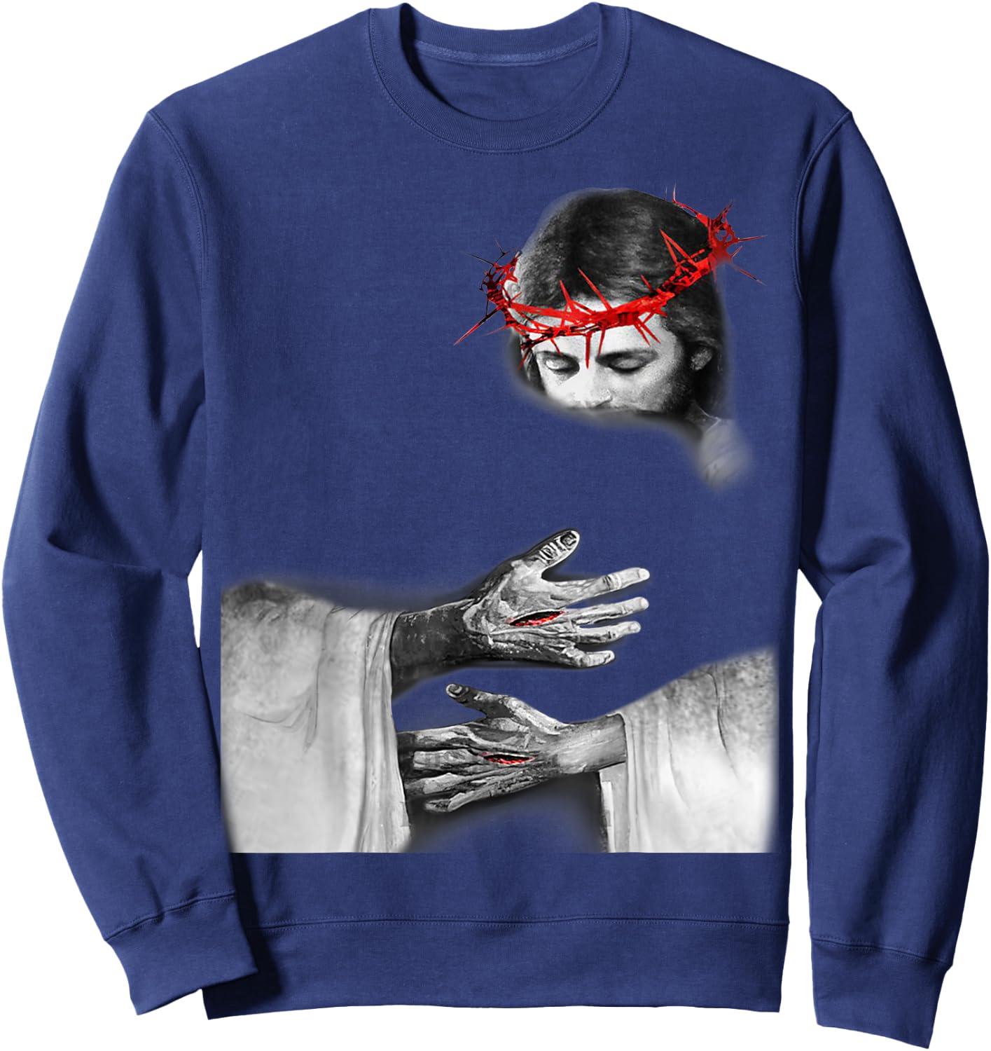 Jesus Hug Sweatshirt - Sweatshirt | Navy