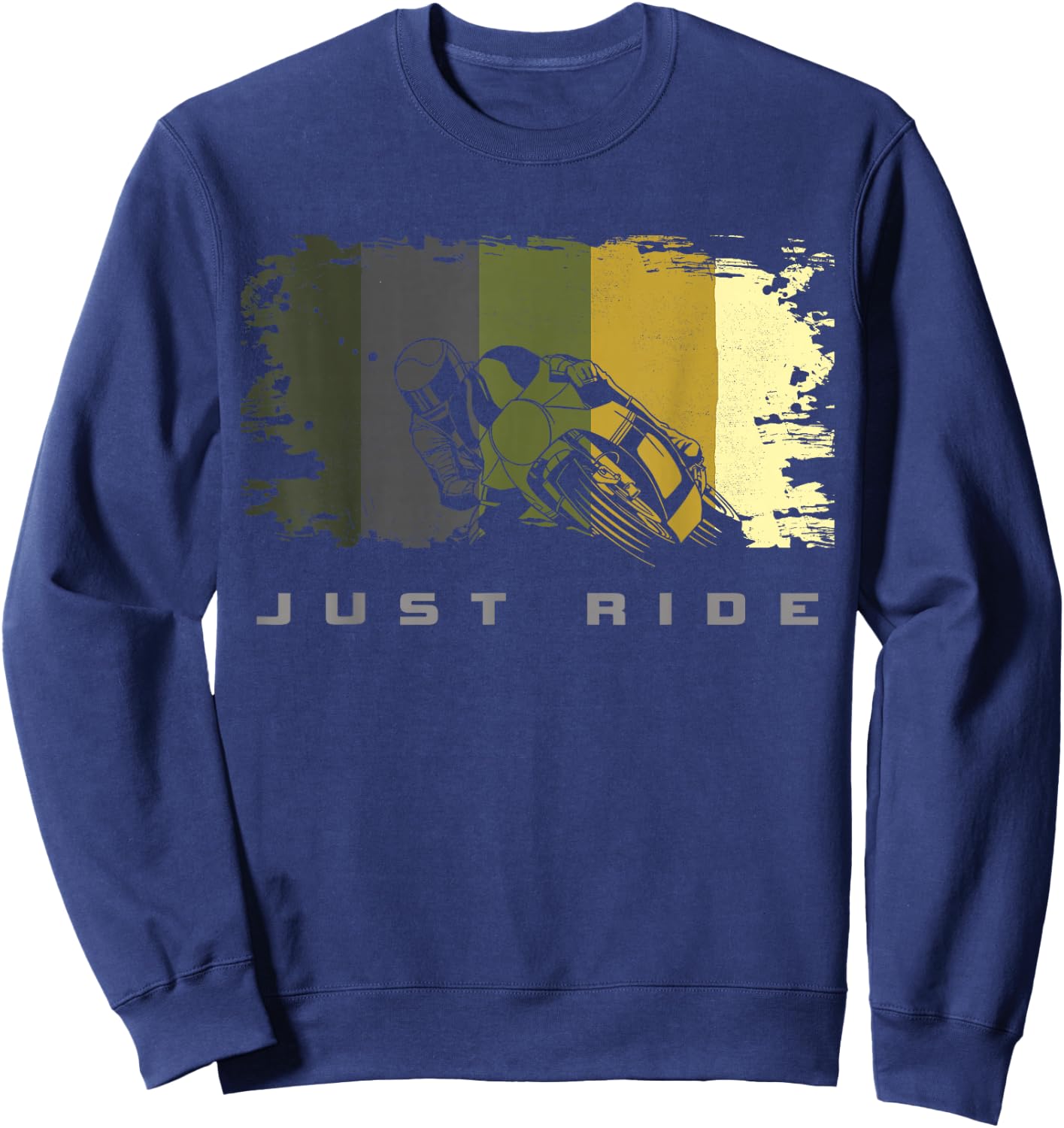Motorcycle , Black Sweatshirt - Sweatshirt | Navy