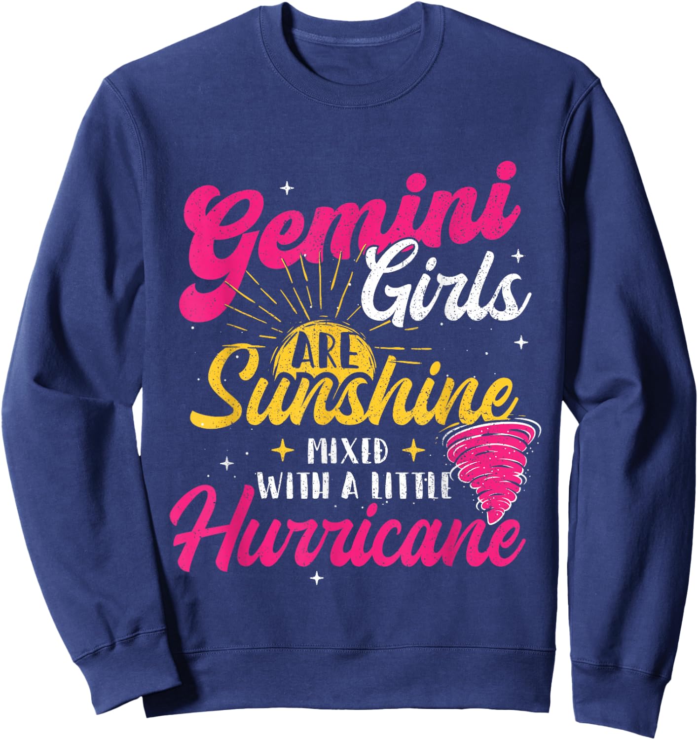 Gemini Girls - Zodiac Sign Horoscope Astrology Lover Sweatshirt - Sweatshirt | Navy
