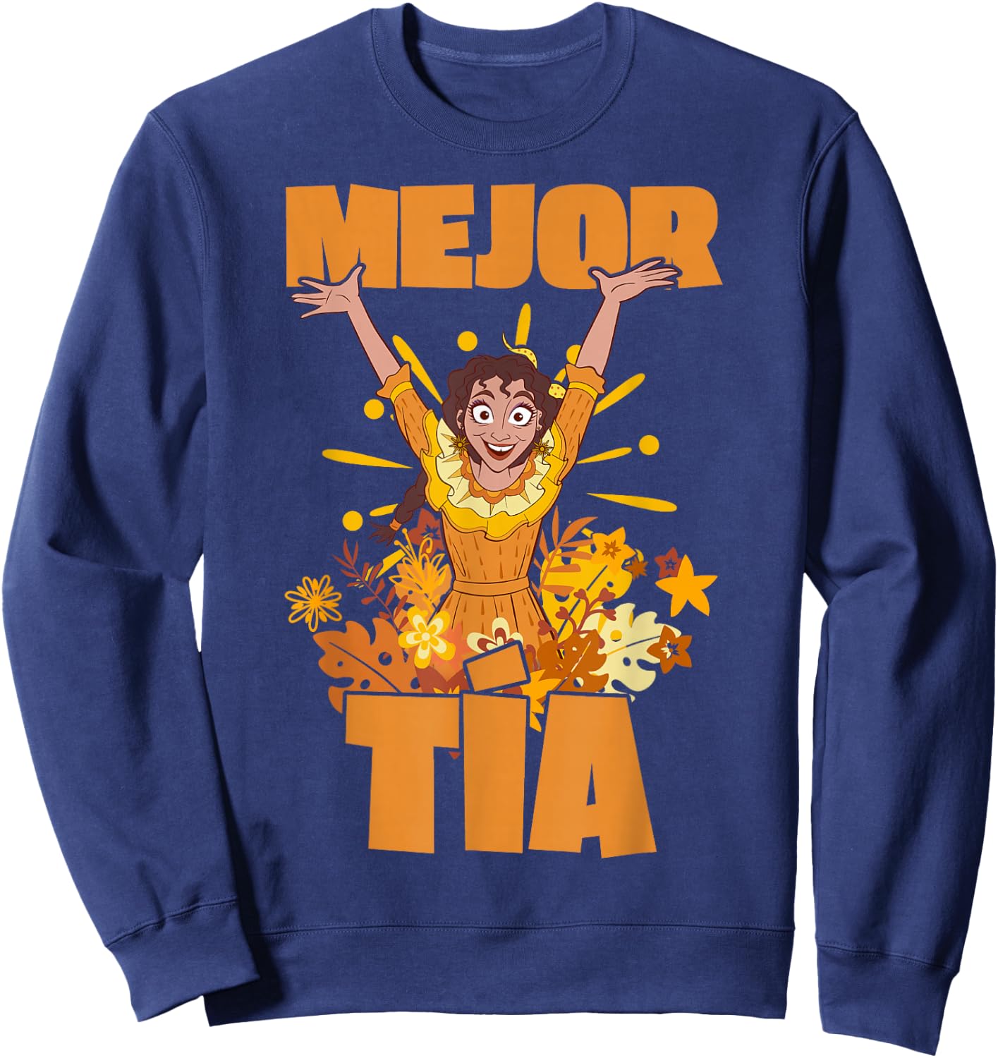 Disney Encanto Pepa Madrigal Mejor Tia Best Aunt Sweatshirt - Sweatshirt | Navy
